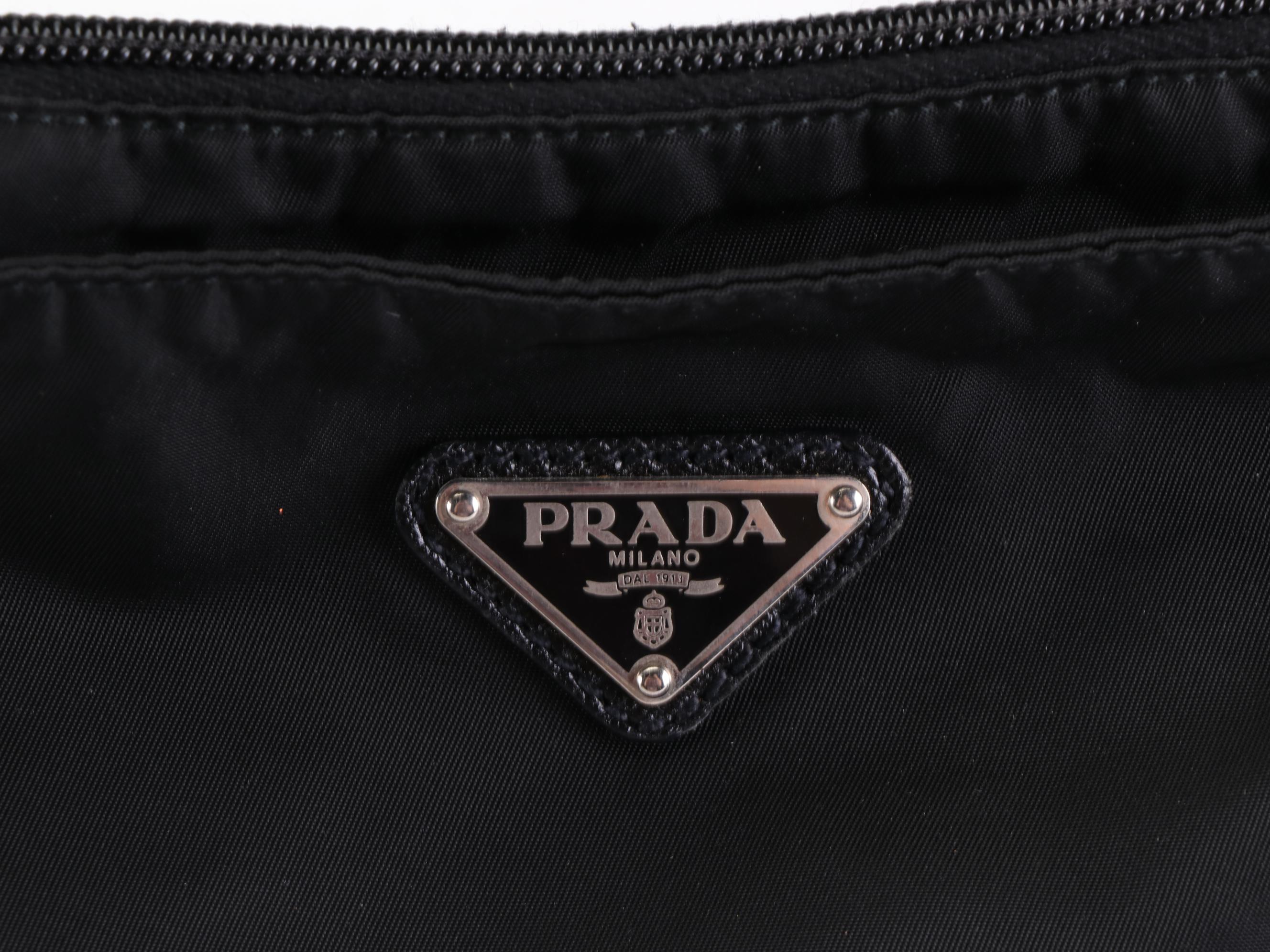 Prada Crossbody Bag in Black Tessuto Nylon