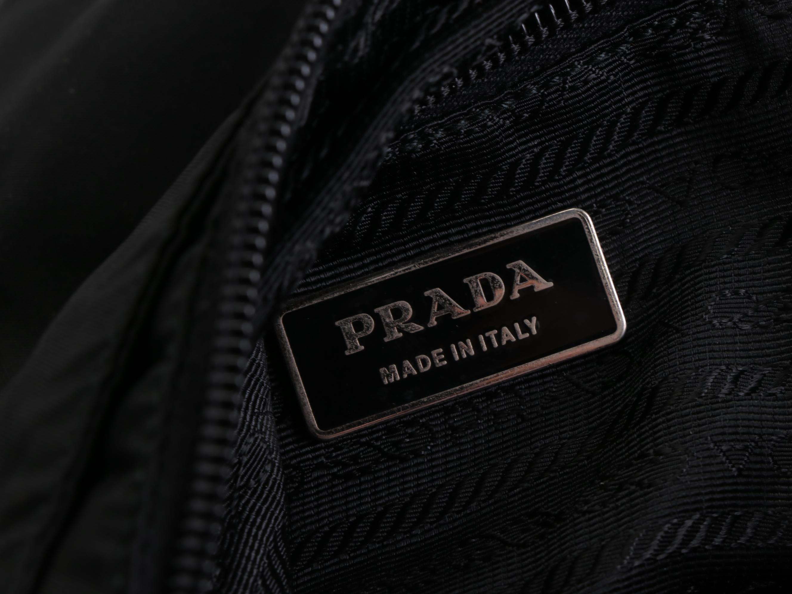 Prada Crossbody Bag in Black Tessuto Nylon