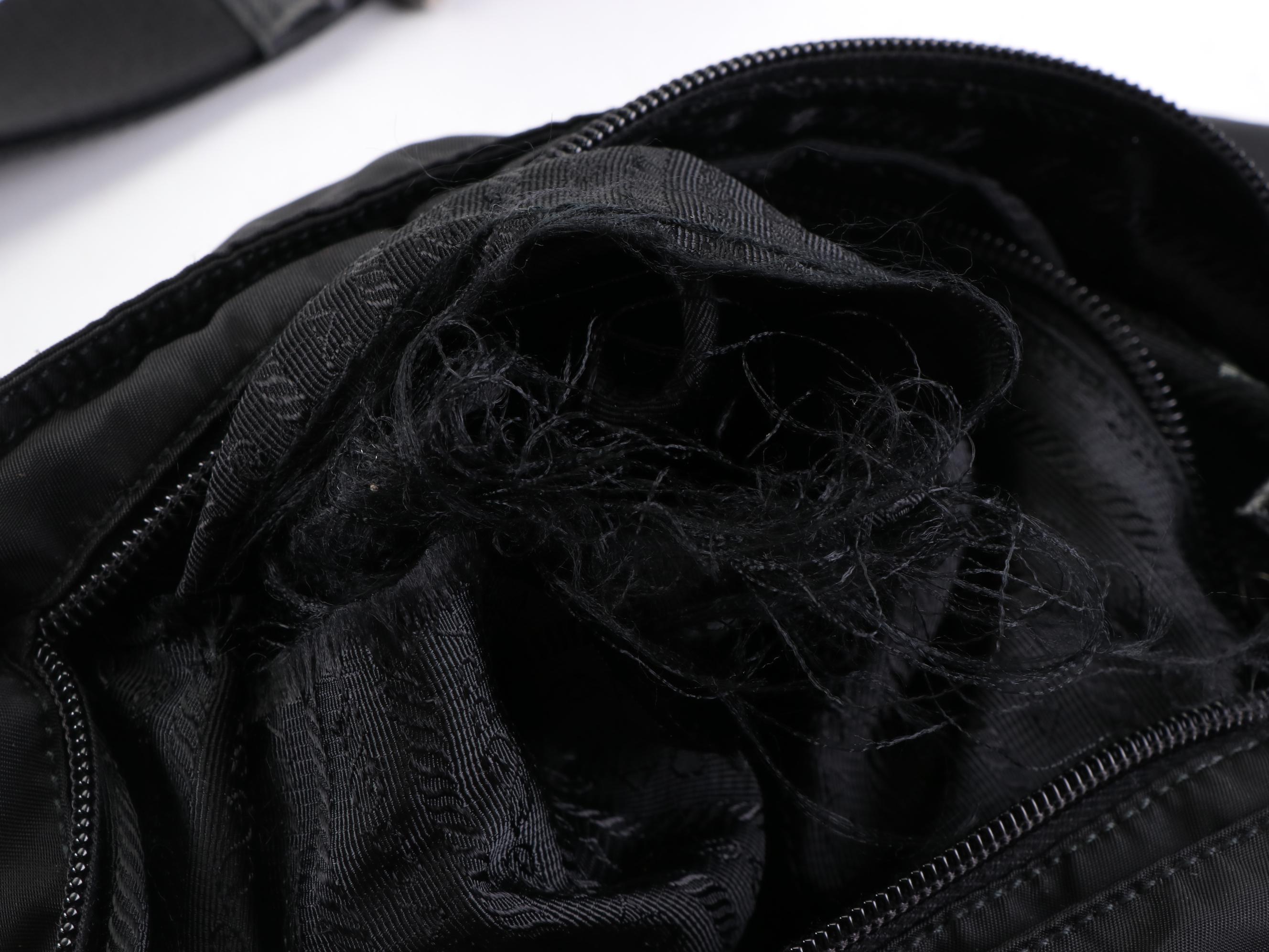 Prada Crossbody Bag in Black Tessuto Nylon