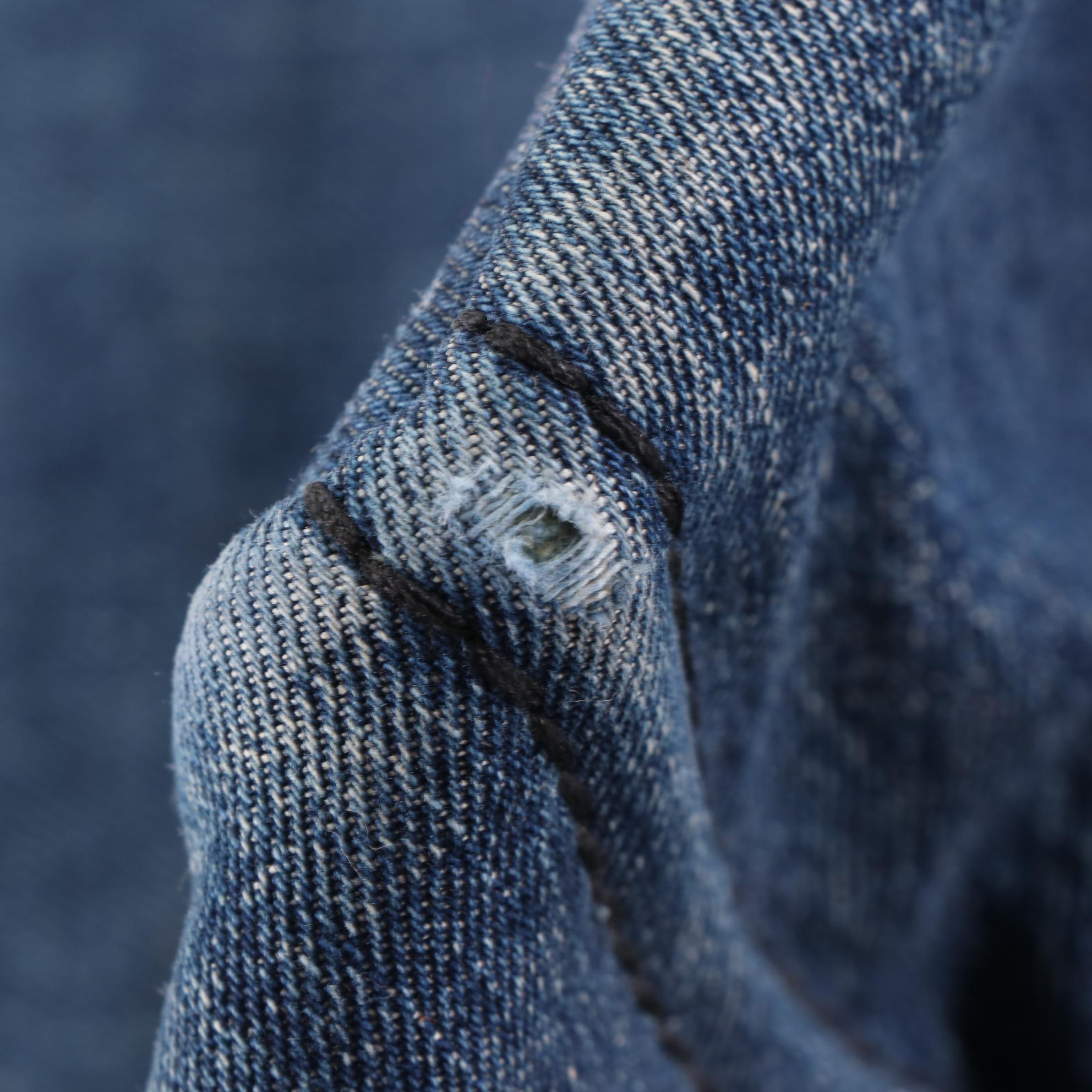 Prada Canapa Two-Way Tote in Denim