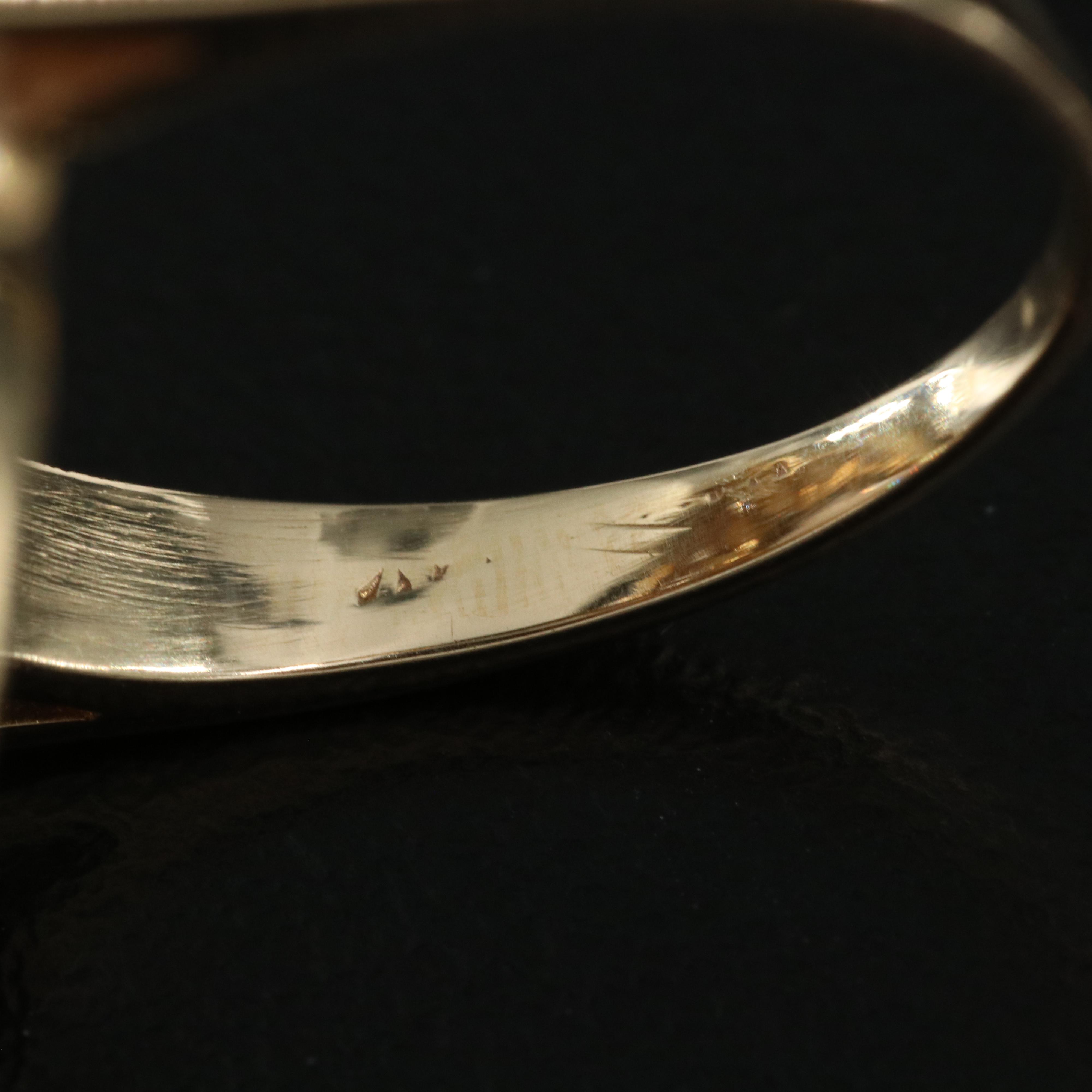 14K Pearl and Smoky Quartz Cameo Ring