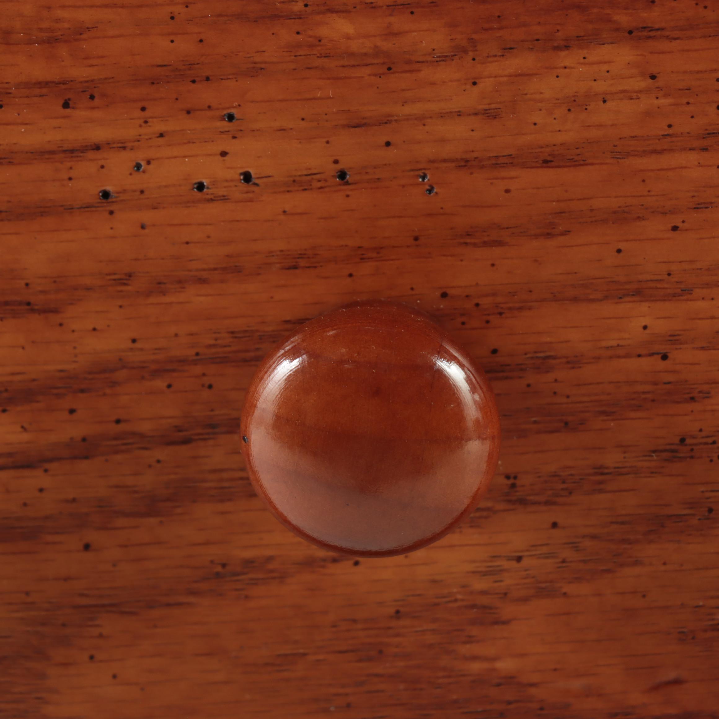 Arts and Crafts Style Oak Two-Drawer Console Table