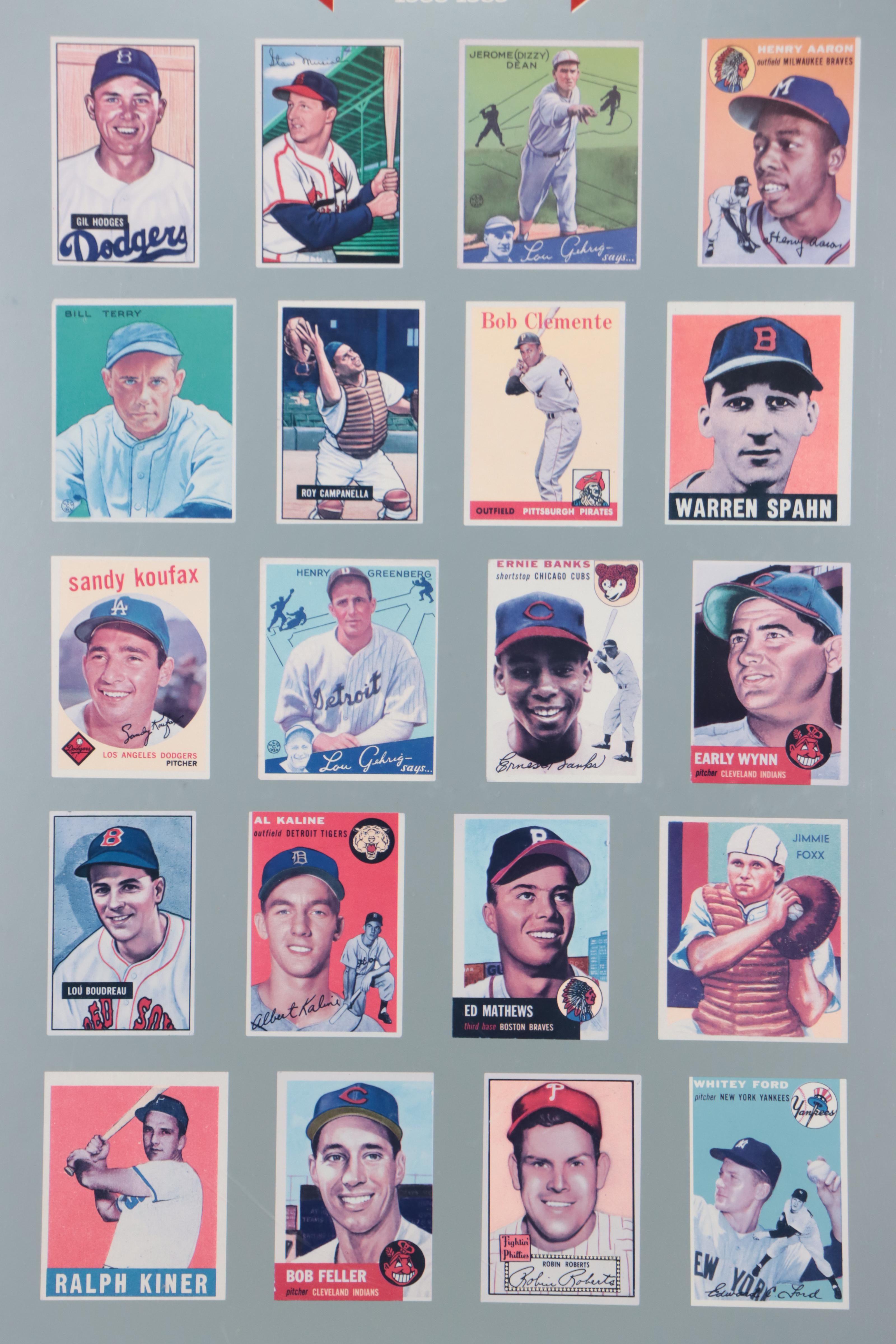 Metropolitan Museum of Art "Legends of Baseball" Card Posters