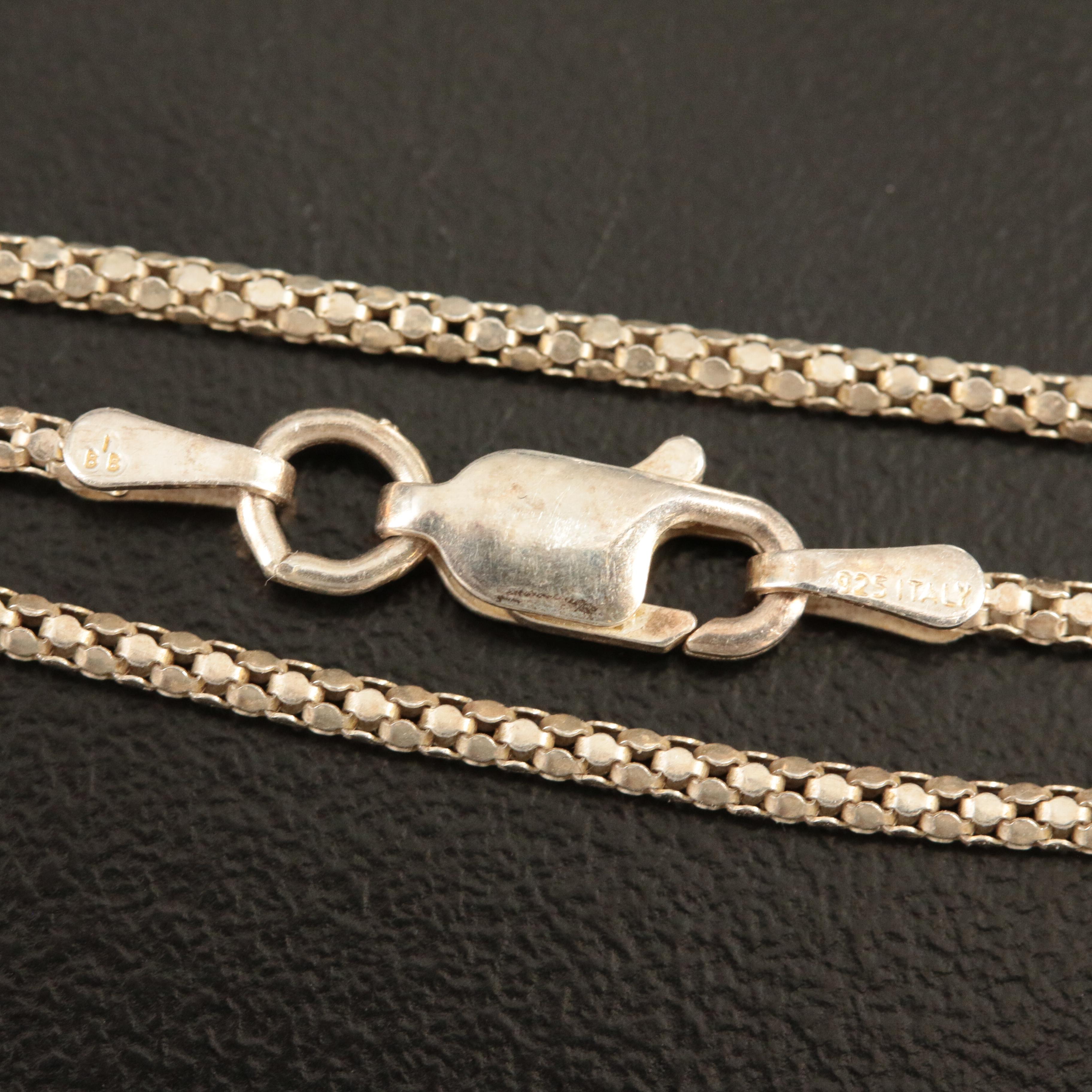 Glenn Lehrer Designs Sterling Glass and Diamond Cross Necklace and Bolo Bracelet