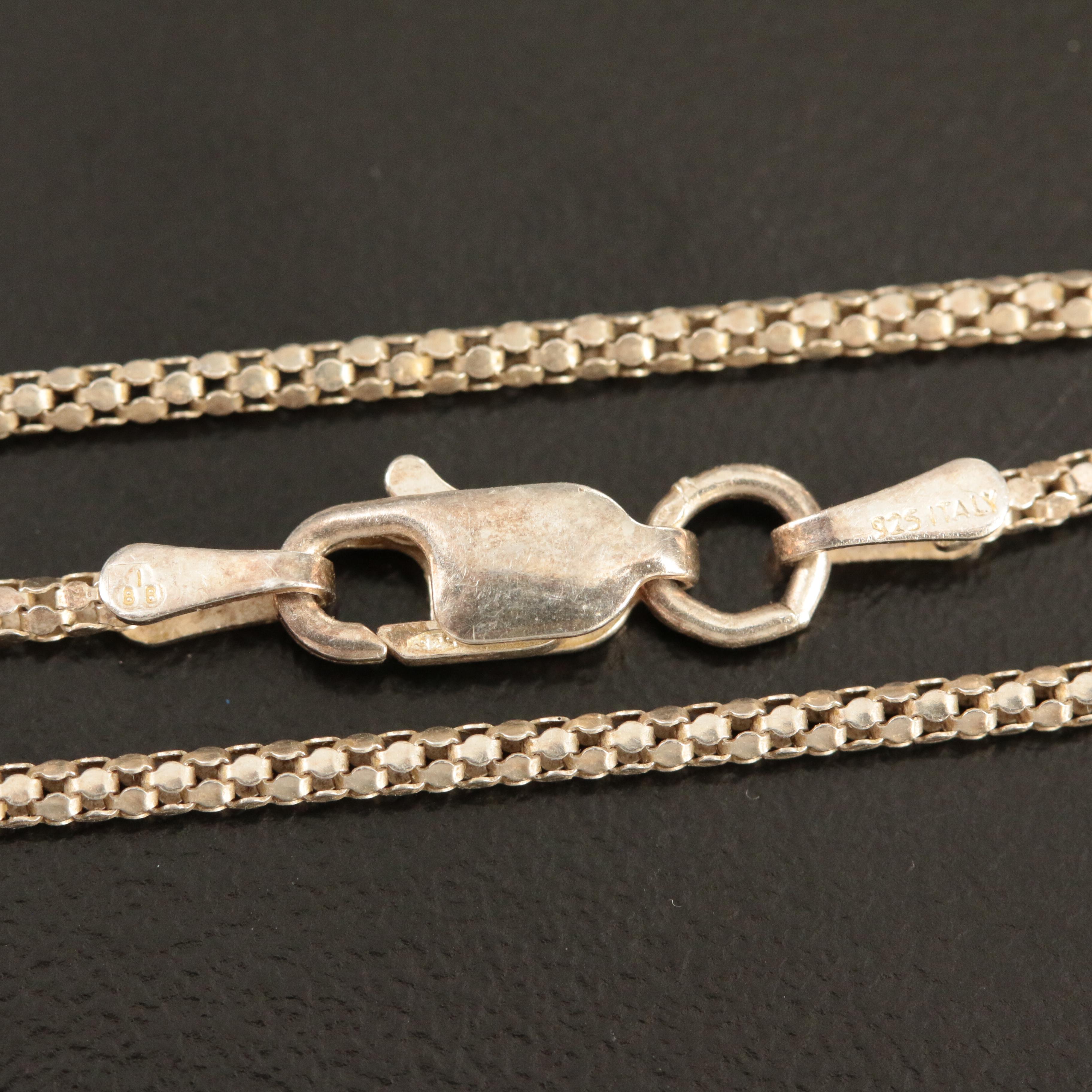 Glenn Lehrer Designs Sterling Glass and Diamond Cross Necklace and Bolo Bracelet