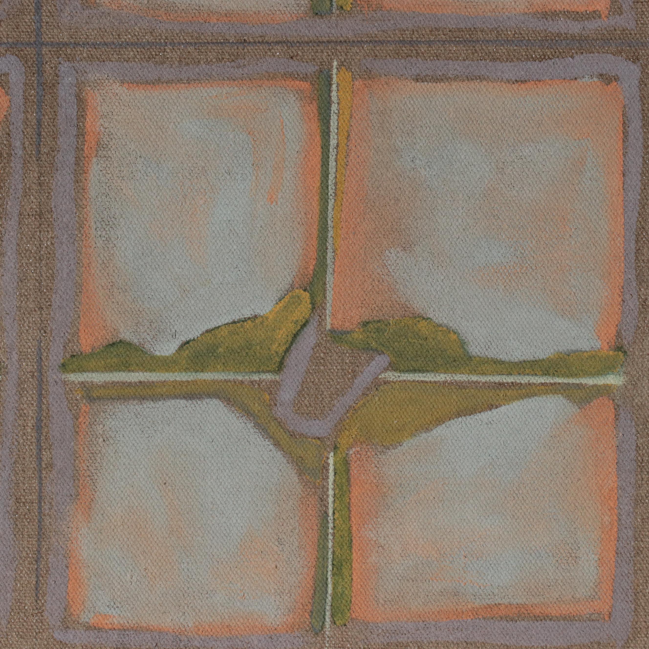 Tom Levine Abstract Oil Painting "Mountain," 2006-2007