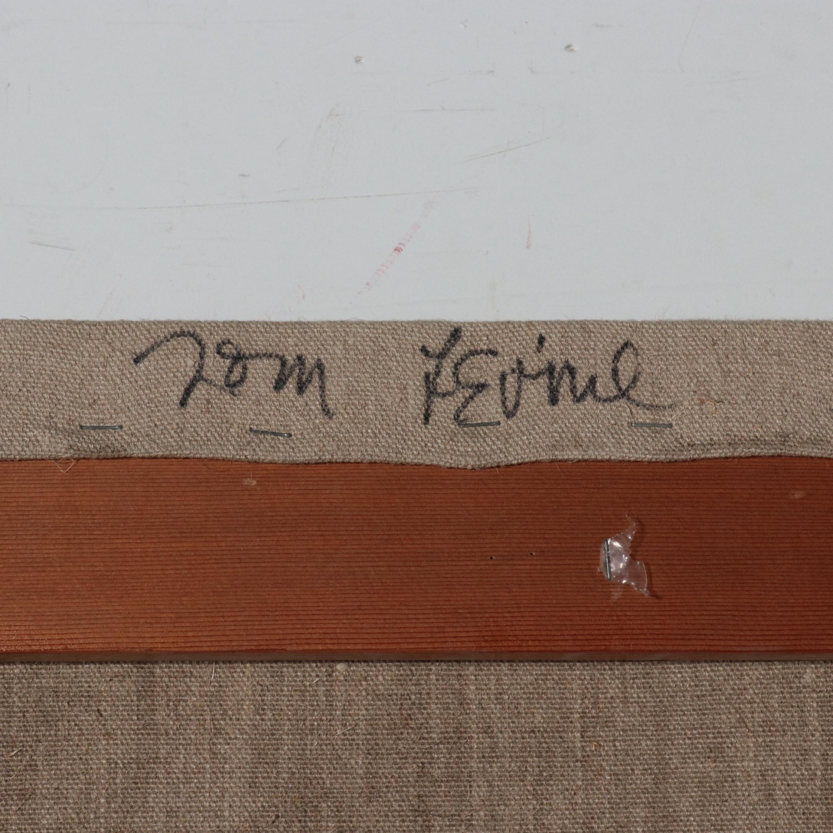 Tom Levine Abstract Oil Painting "Mountain," 2006-2007