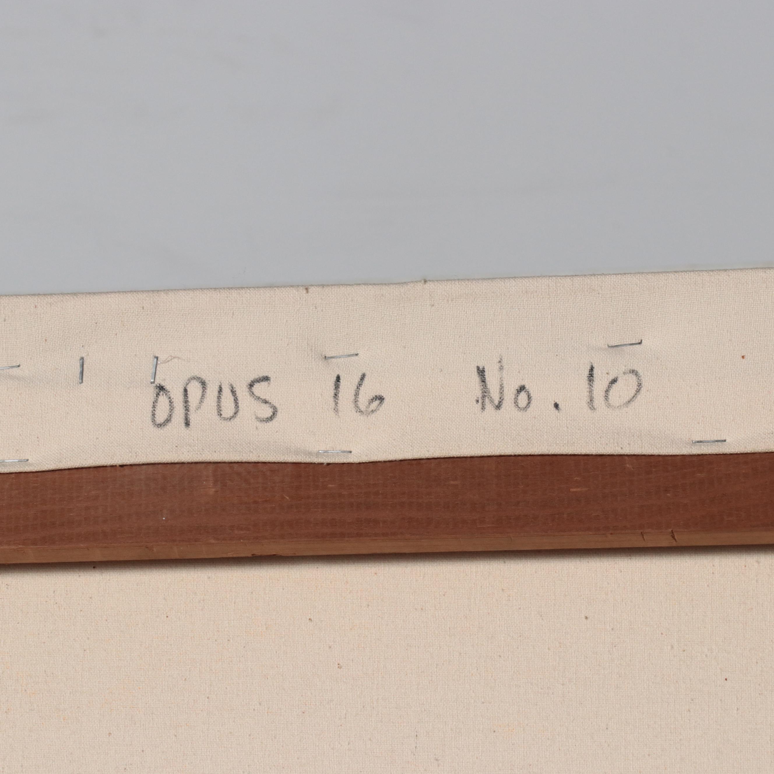 Tom Levine Monumental Abstract Acrylic Painting "Opus 16 No. 10"