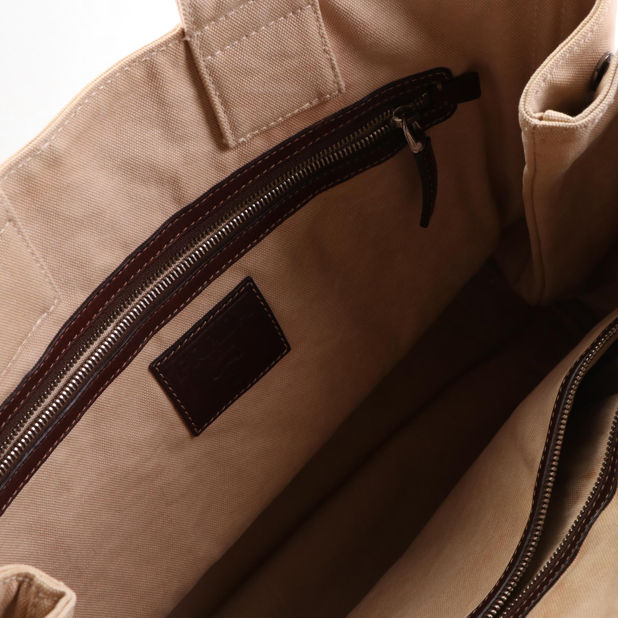 Prada Canapa Canvas Tote