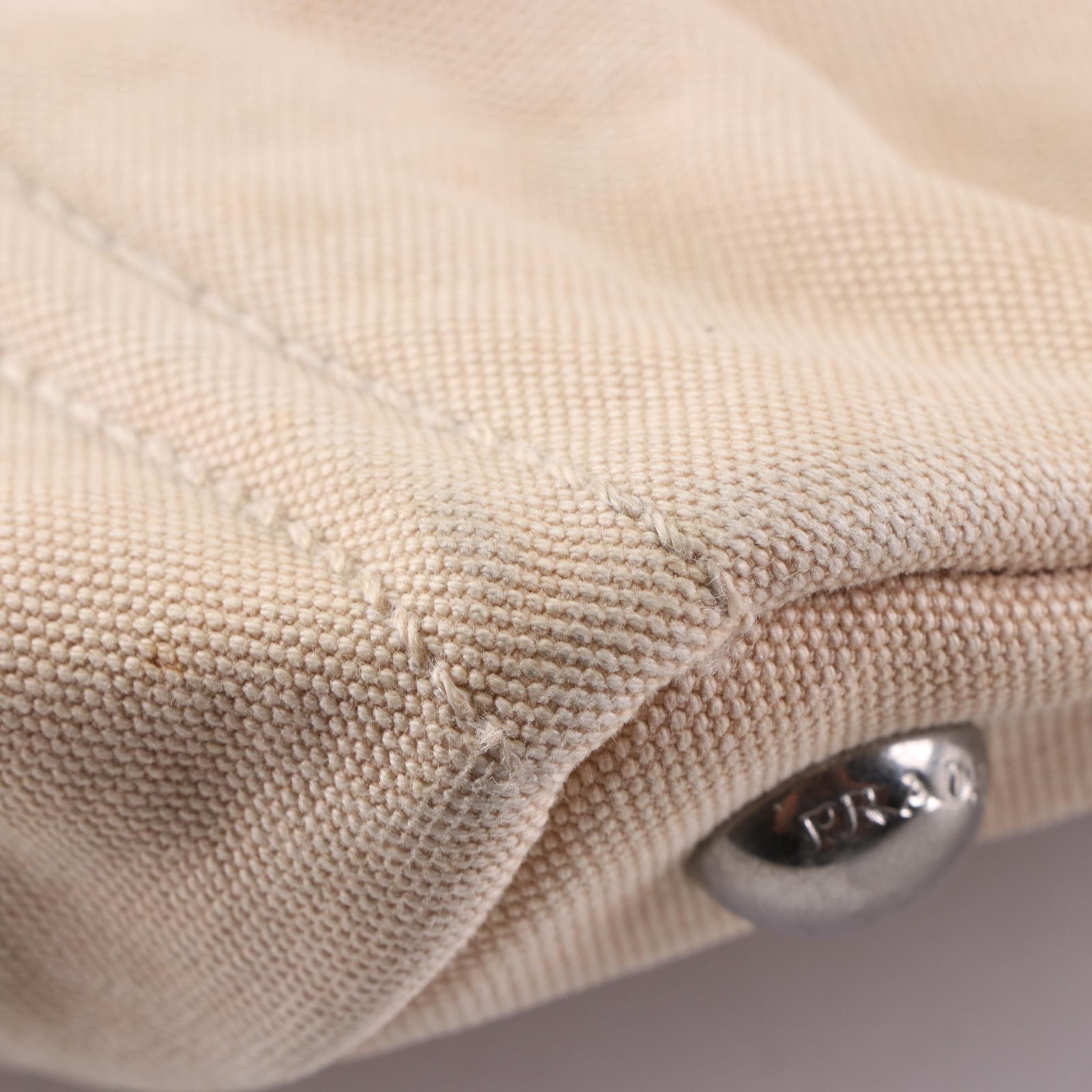 Prada Canapa Canvas Tote