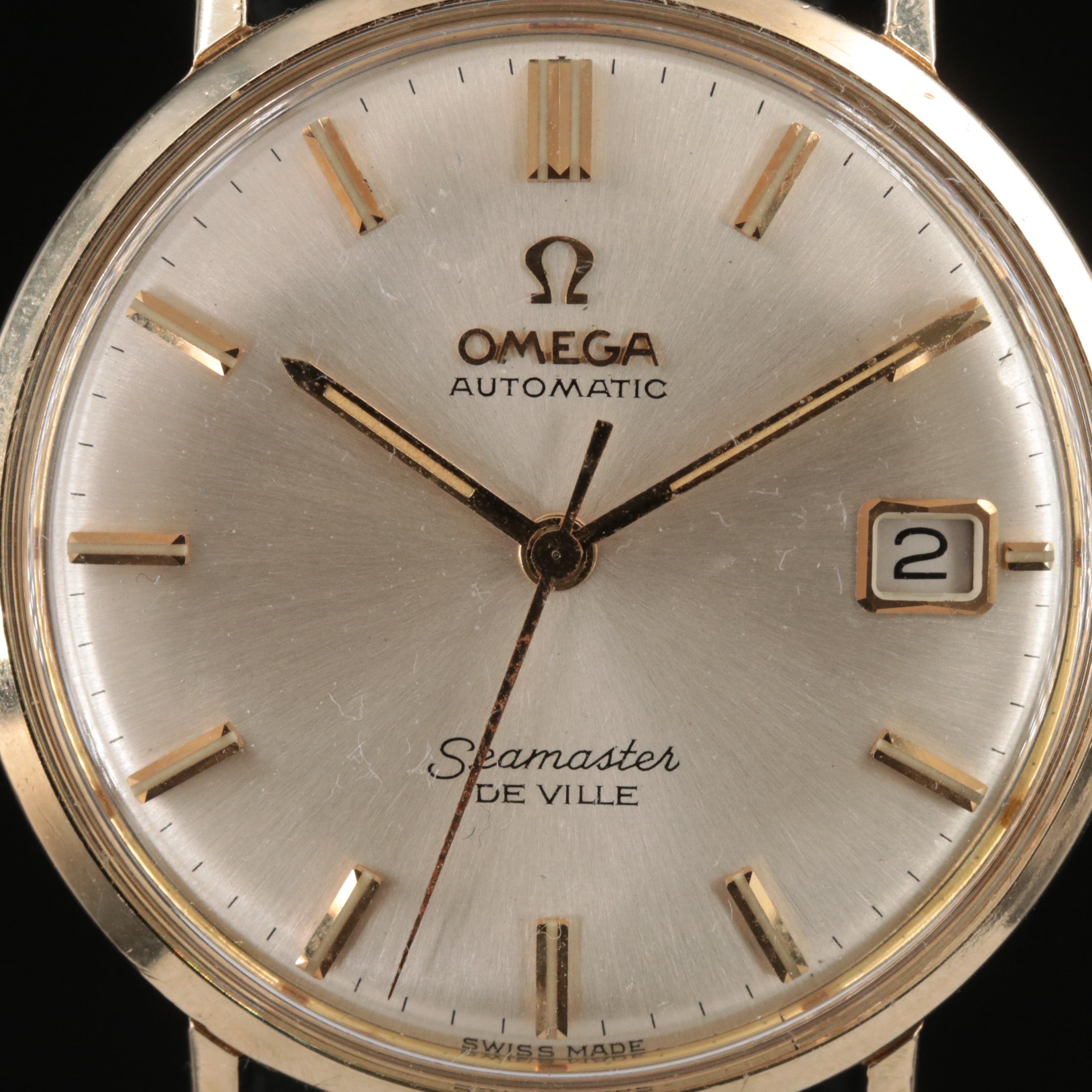 14K Omega Seamaster DeVille Automatic Watch