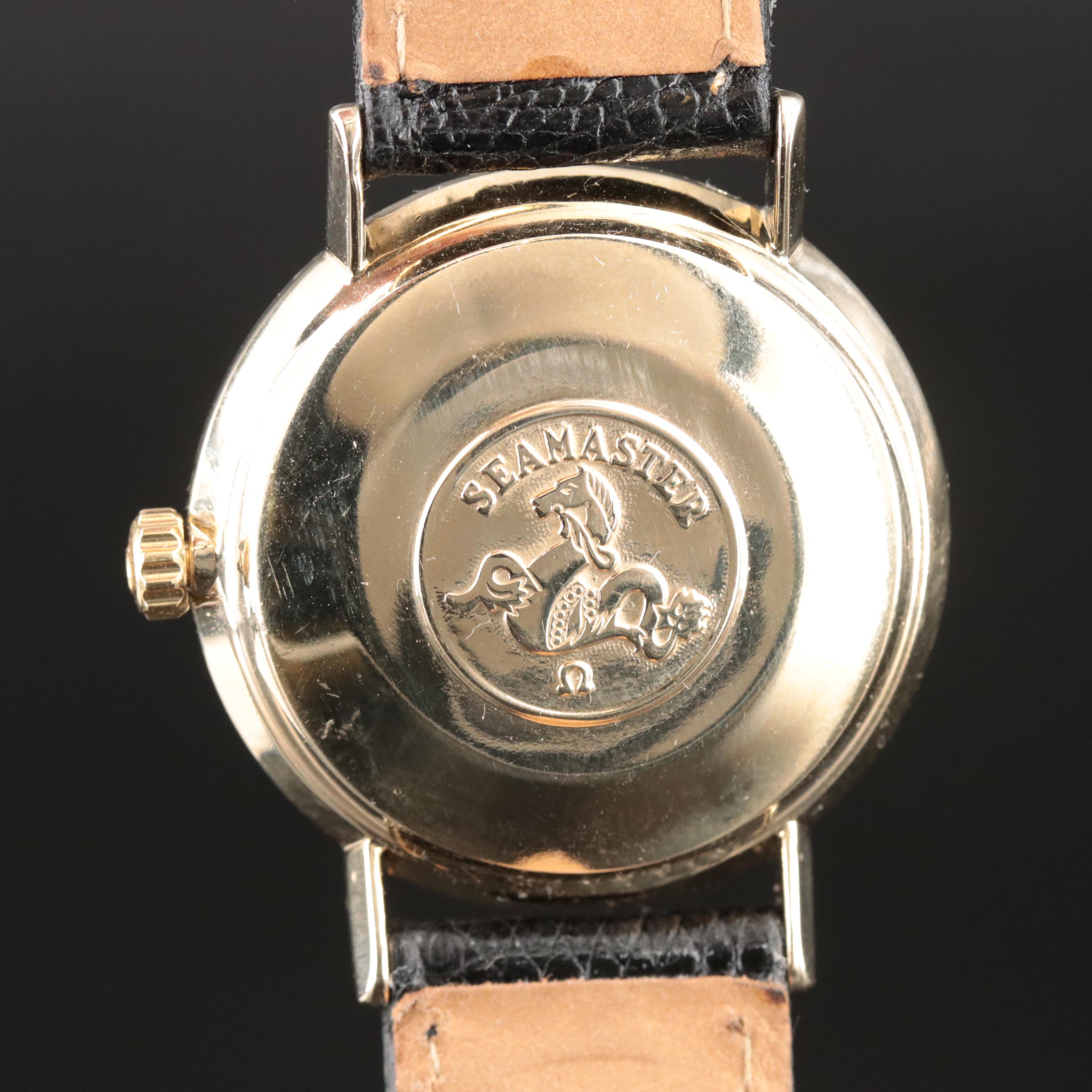 14K Omega Seamaster DeVille Automatic Watch