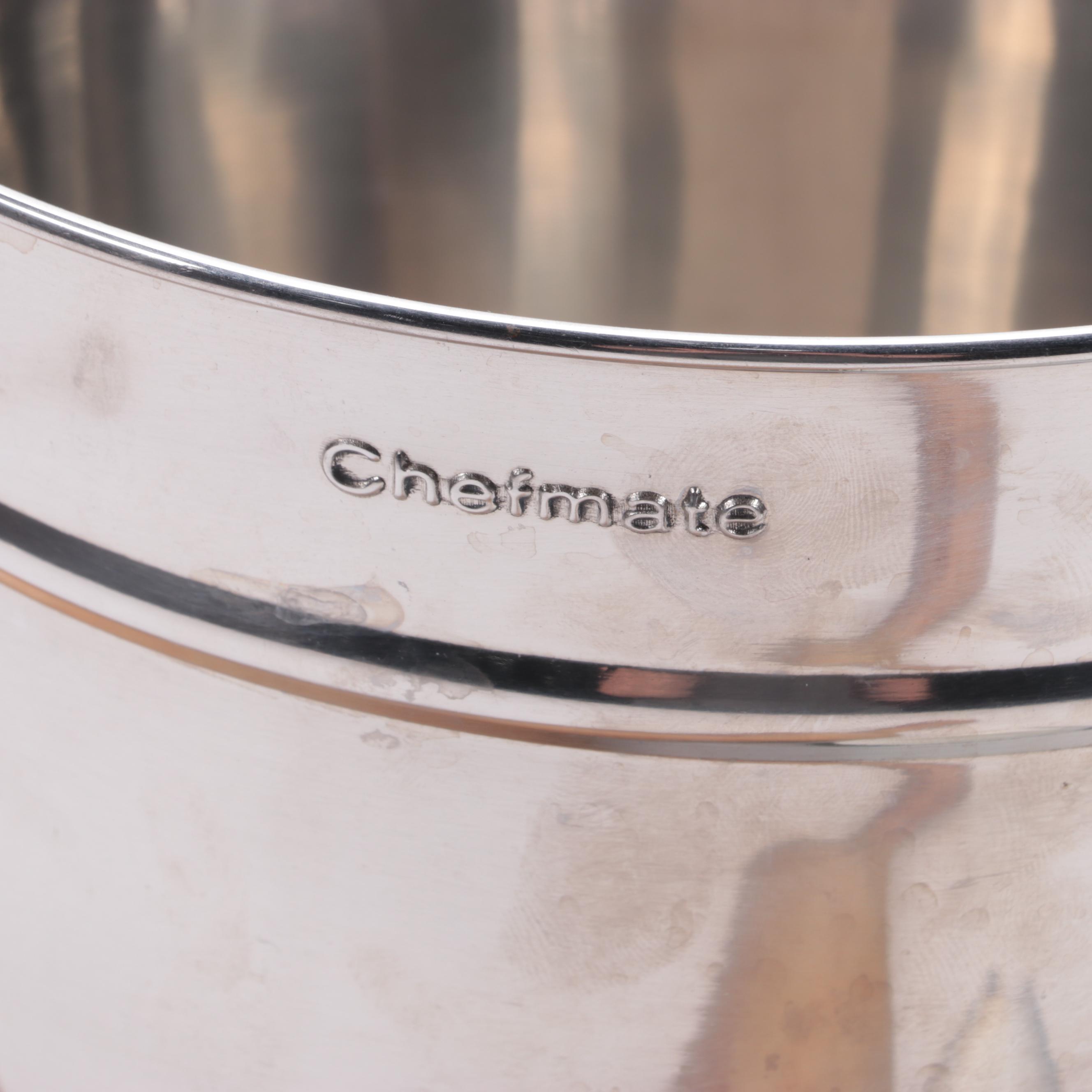 Cheftmate Metal Champagne Bucket With Pampered Chef Slotted Spoon and More