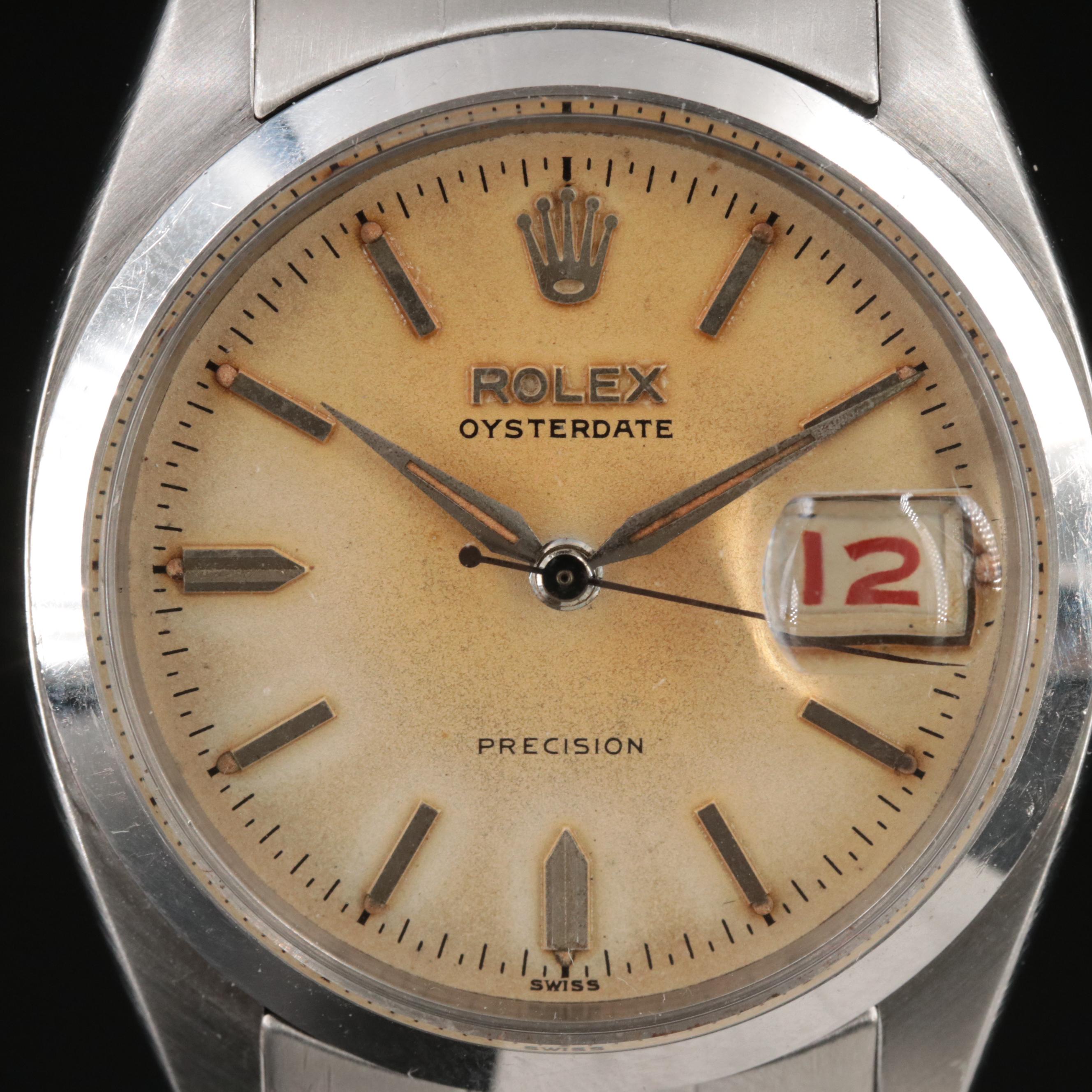1957 Rolex Oysterdate Precision Watch