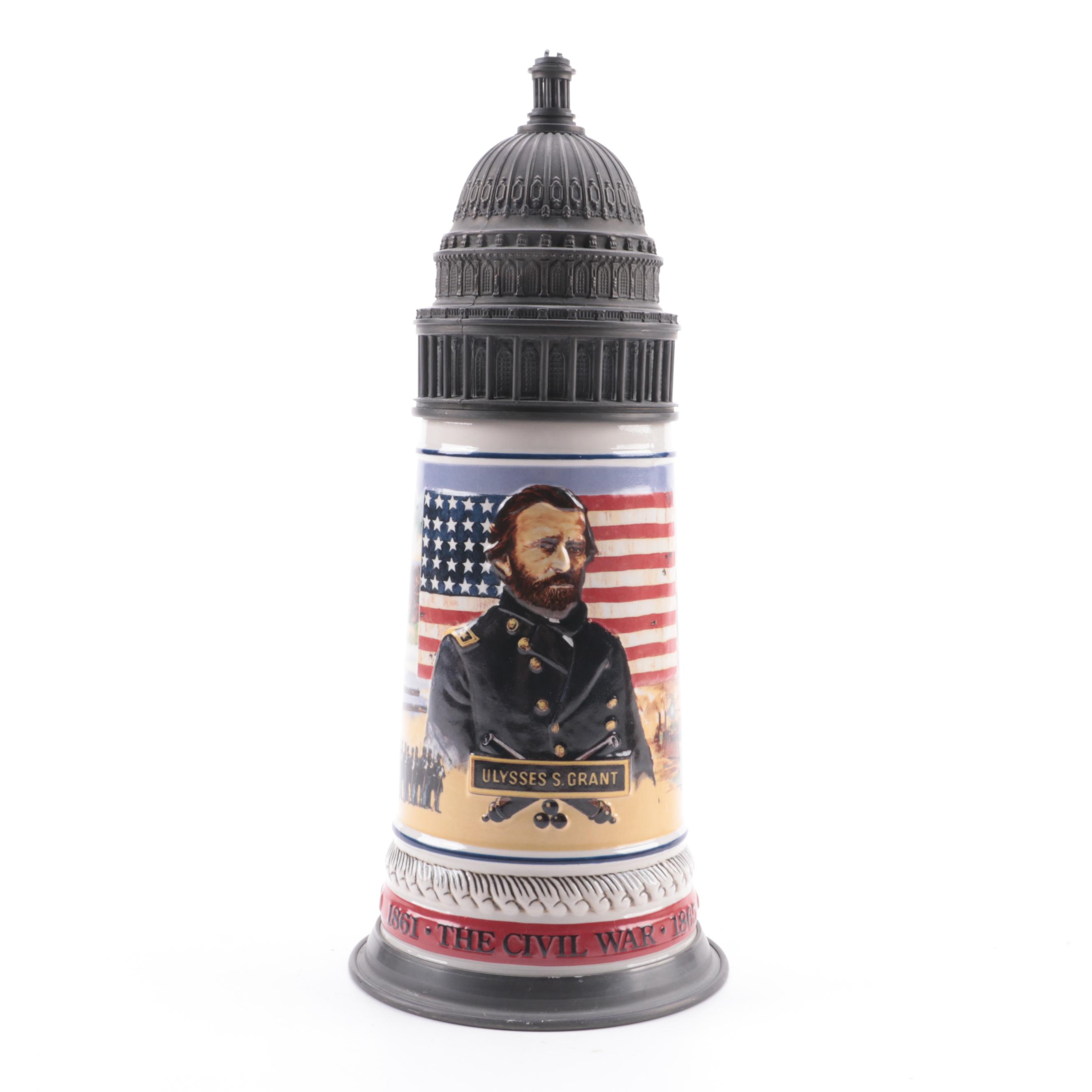Anheuser-Busch "General Ulysses S. Grant" and More Beer Steins, 1990s