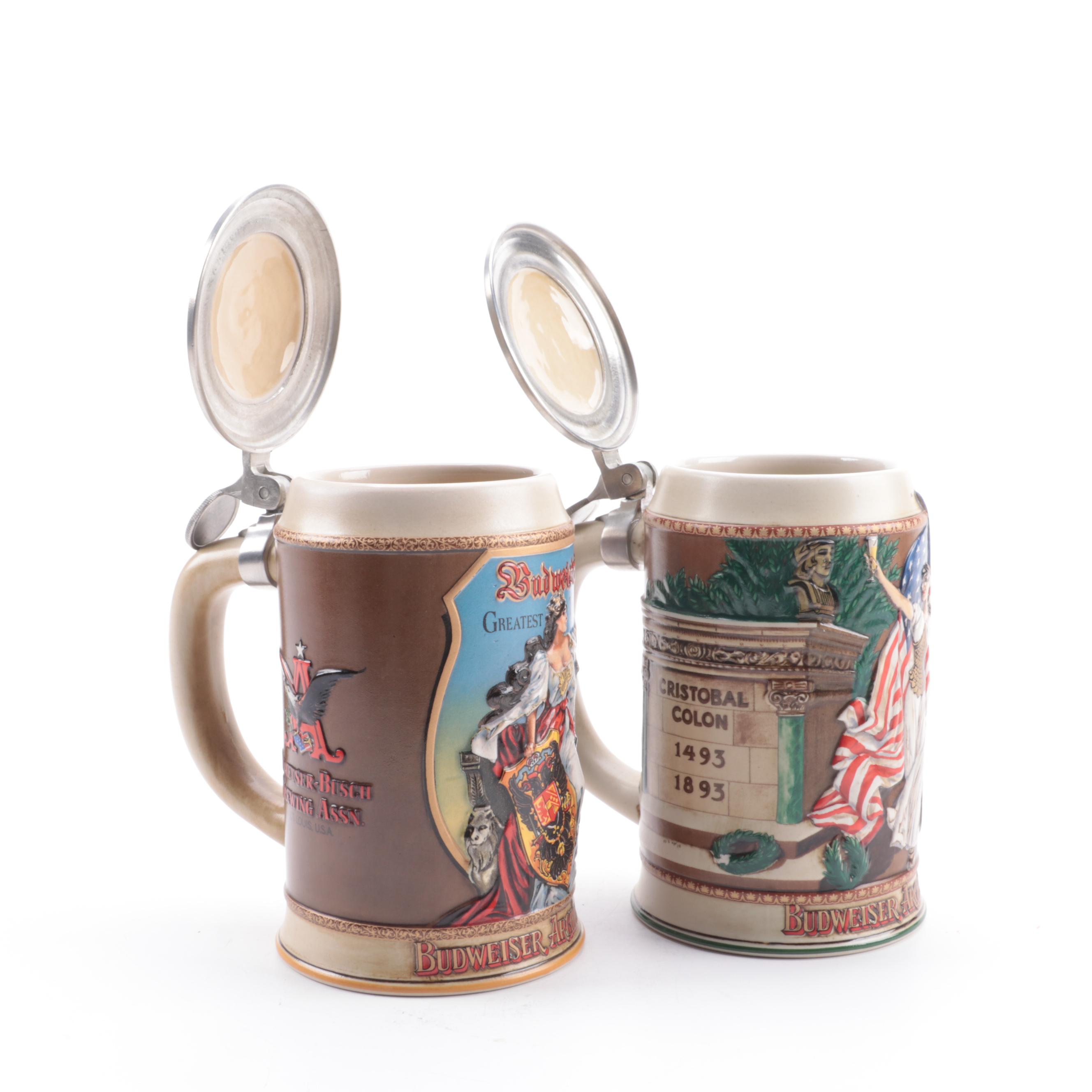 Anheuser-Busch "General Ulysses S. Grant" and More Beer Steins, 1990s