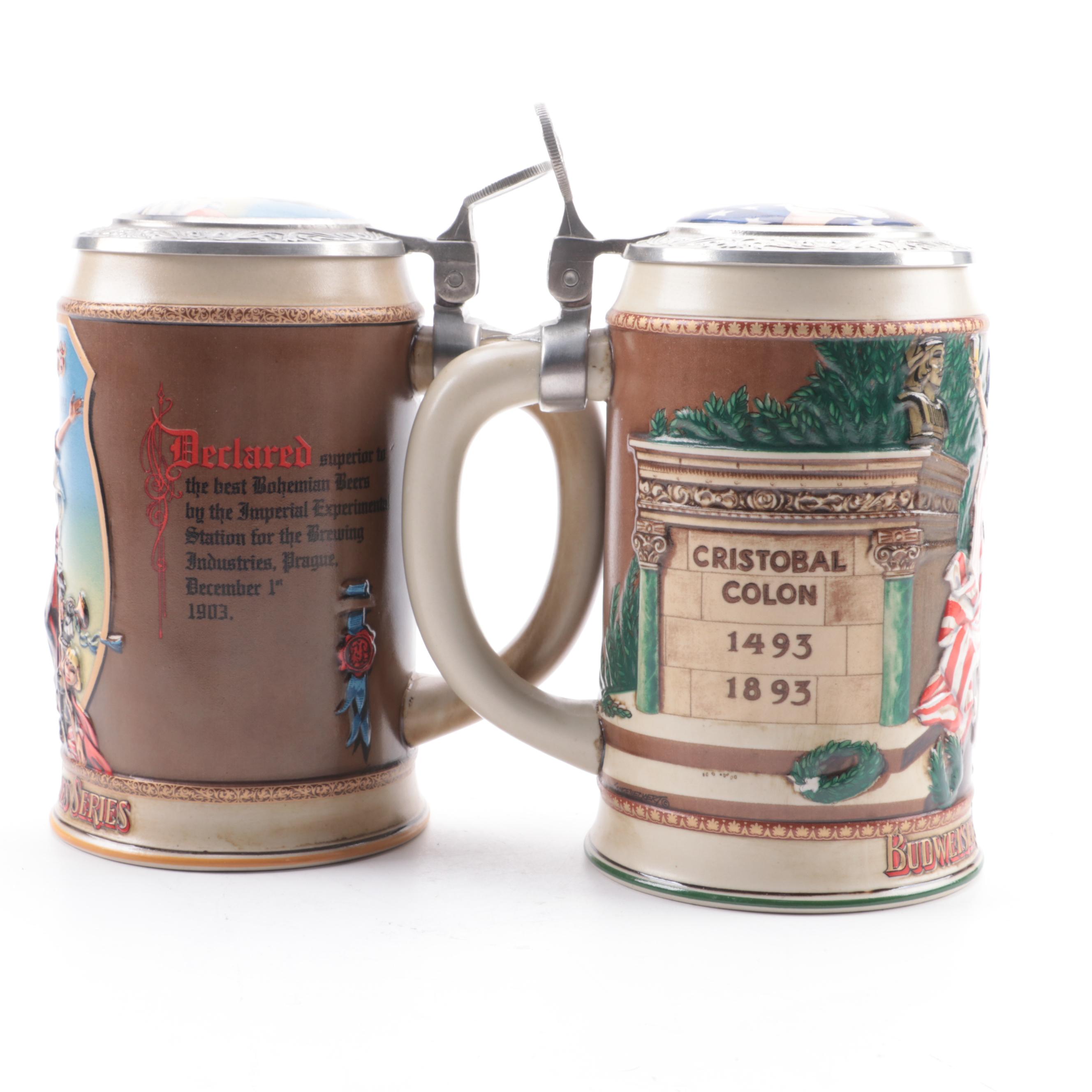 Anheuser-Busch "General Ulysses S. Grant" and More Beer Steins, 1990s