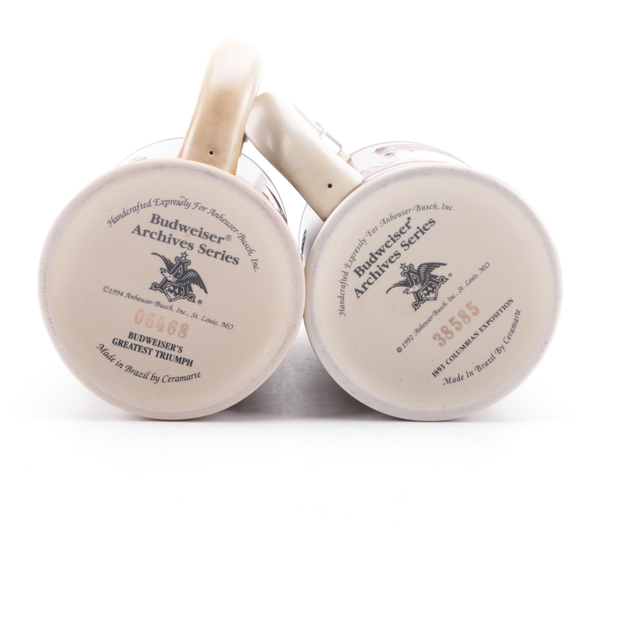 Anheuser-Busch "General Ulysses S. Grant" and More Beer Steins, 1990s