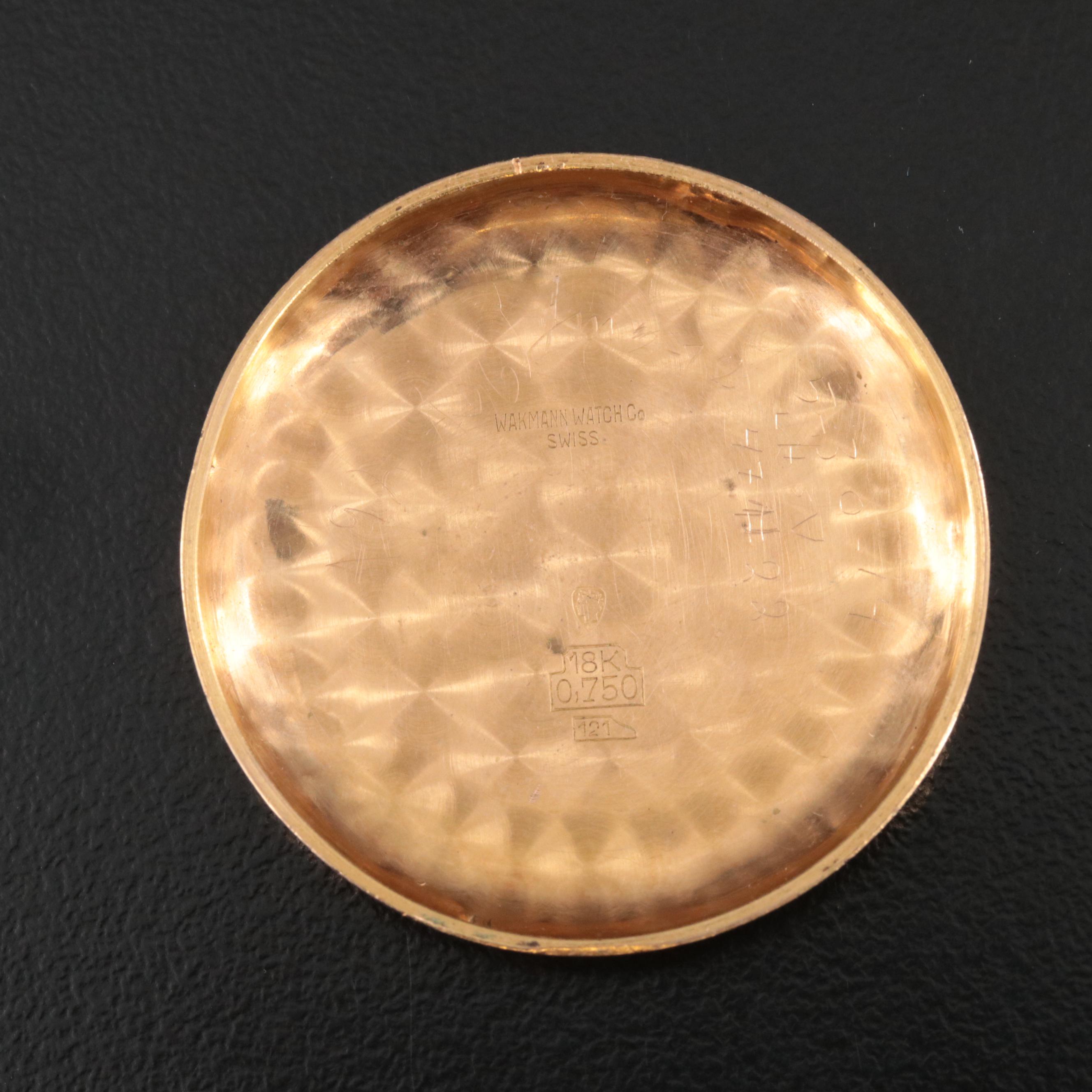 18K Vintage Wakmann Chronograph and Band