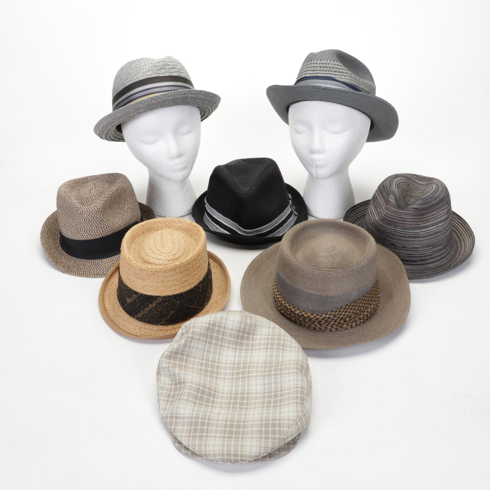 Men's Hats Featuring Stetson with Designer Neckties