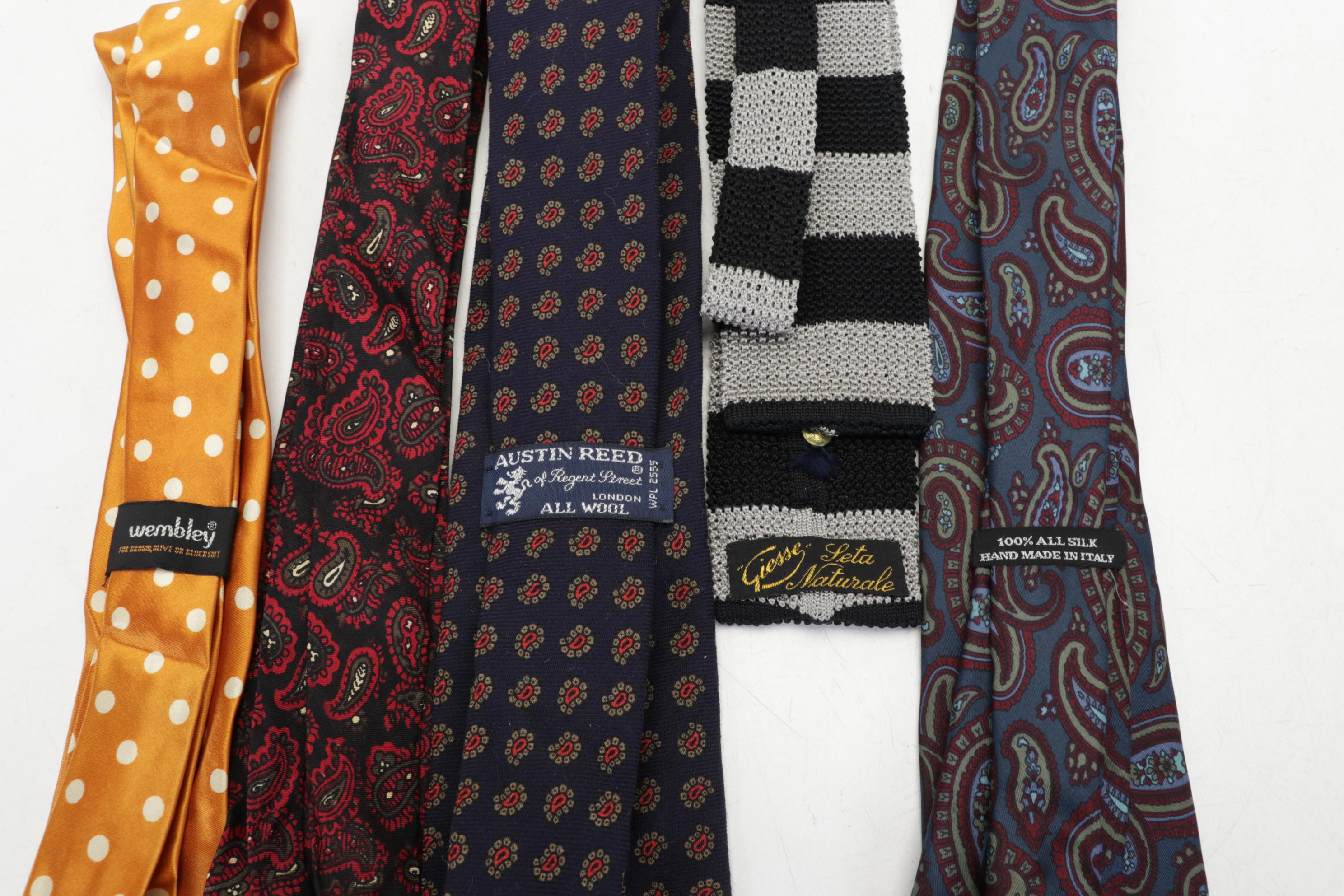 Men's Hats Featuring Stetson with Designer Neckties