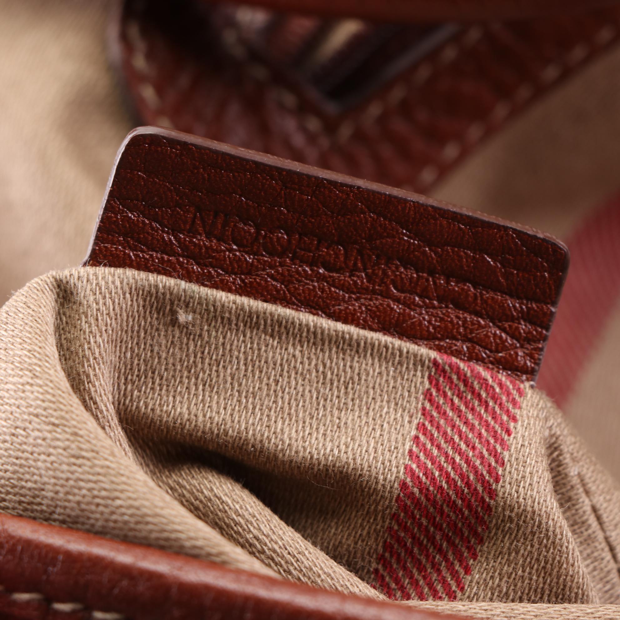 Burberry Grained Leather Tote