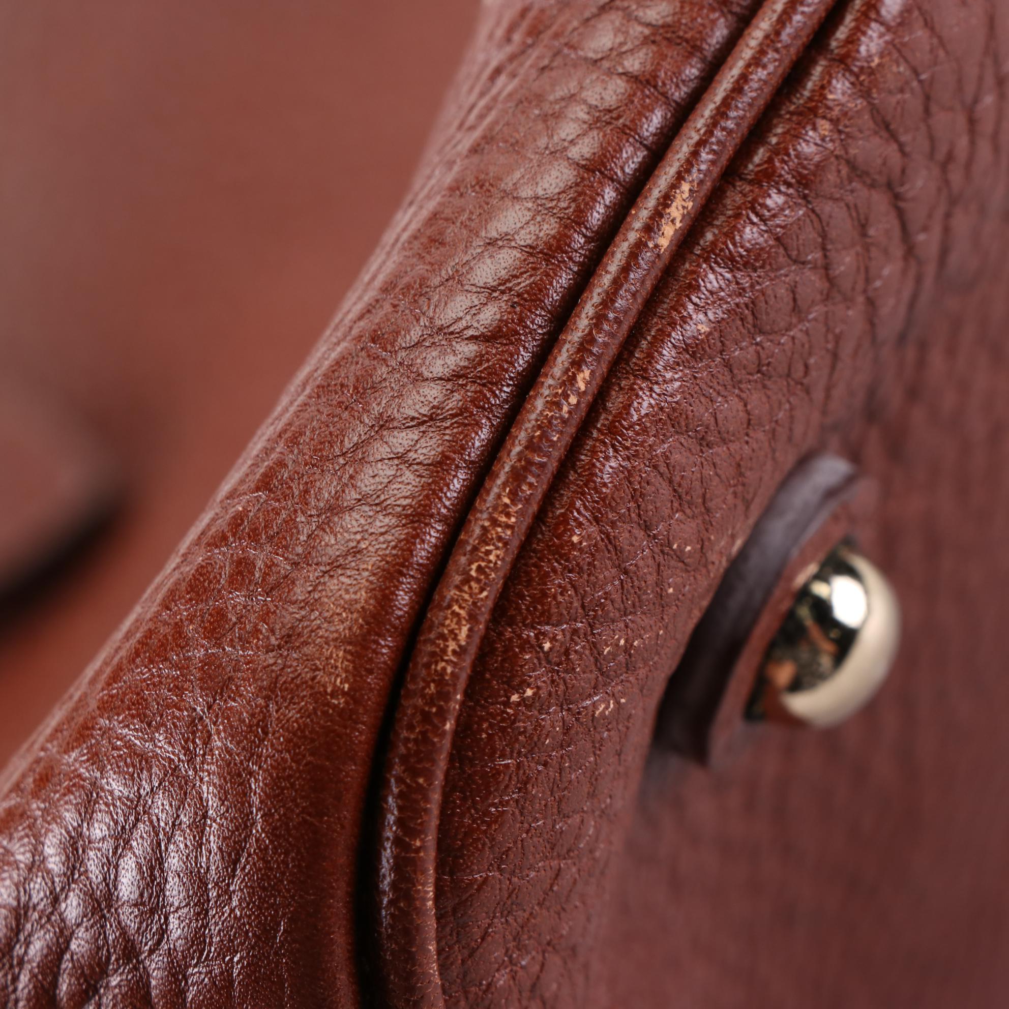 Burberry Grained Leather Tote