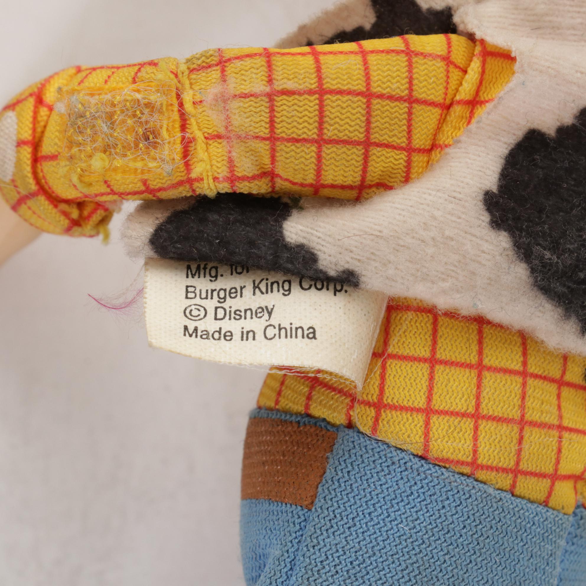 Disney Pixar Toy Story 2 Advertising Sign and Woody Toys