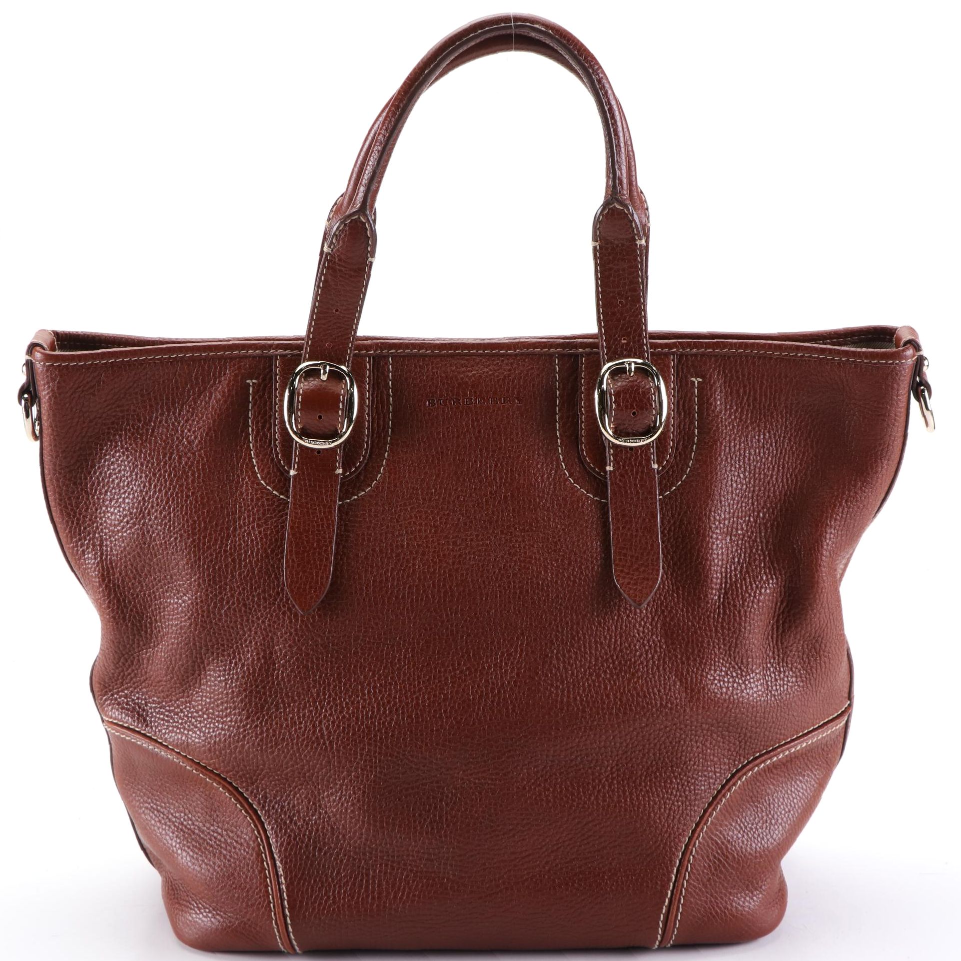 Burberry Grained Leather Tote