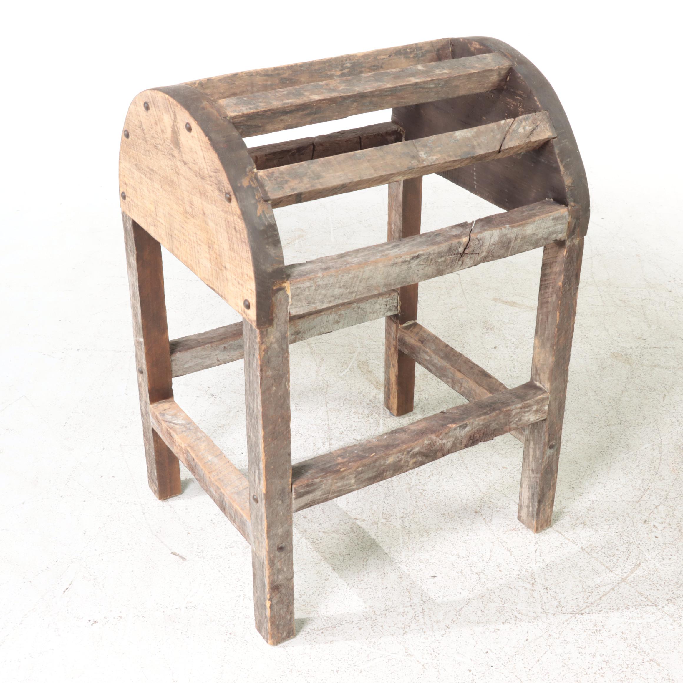 Tooled Leather Western Saddle with Stand and Roping Lasso