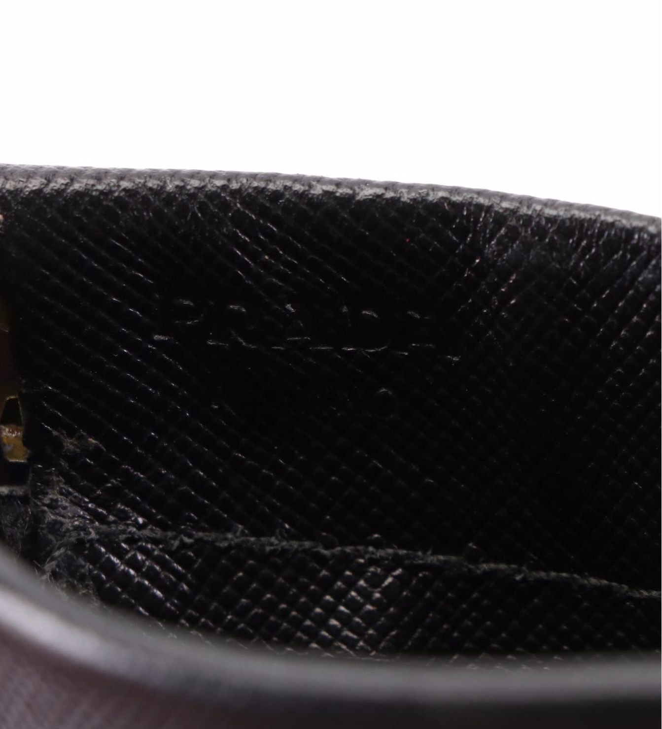 Prada Flex Clasp Flat Coin Pouch in Saffiano Leather