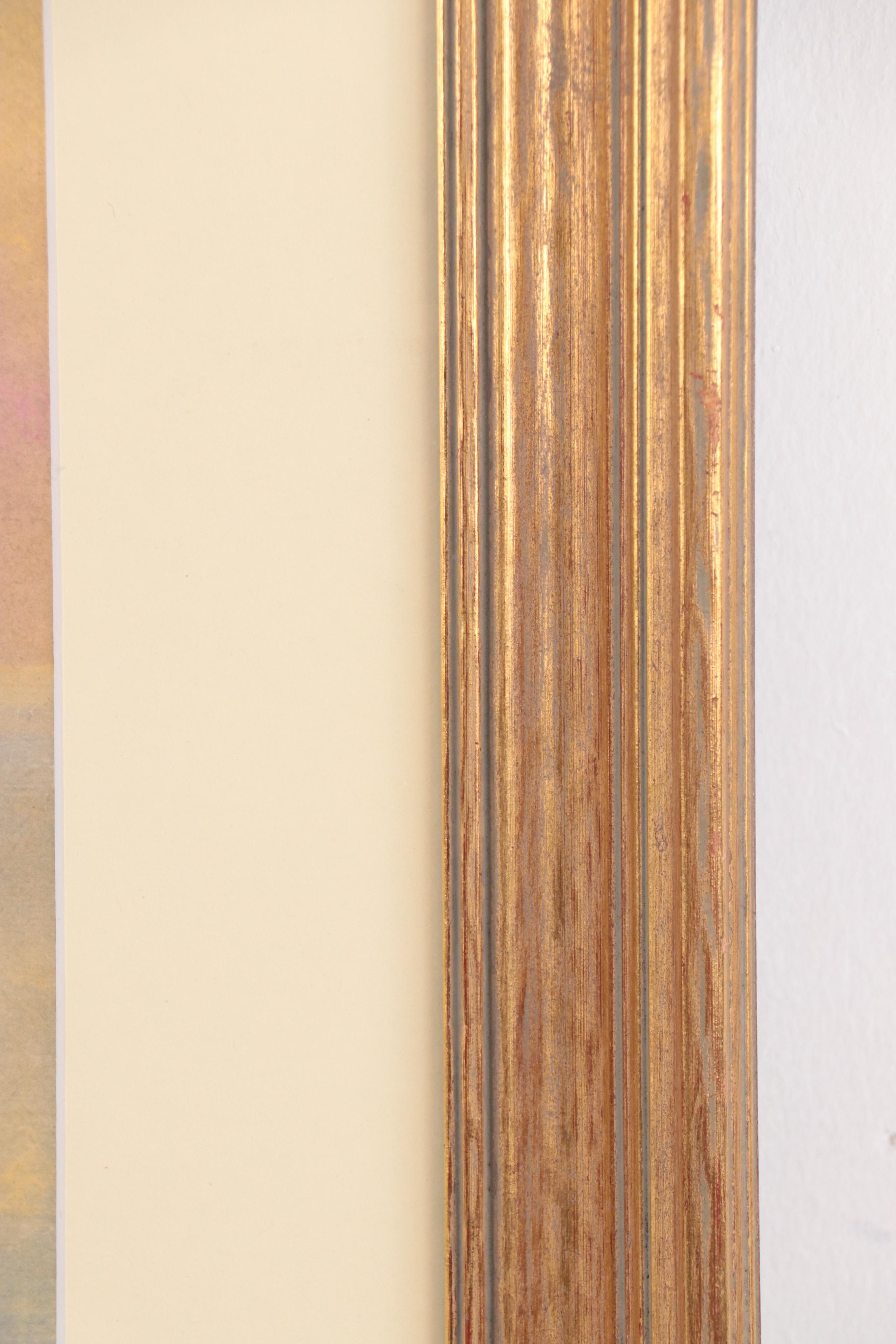 Giovanni Battista Watercolor Painting of Coastal Landscape