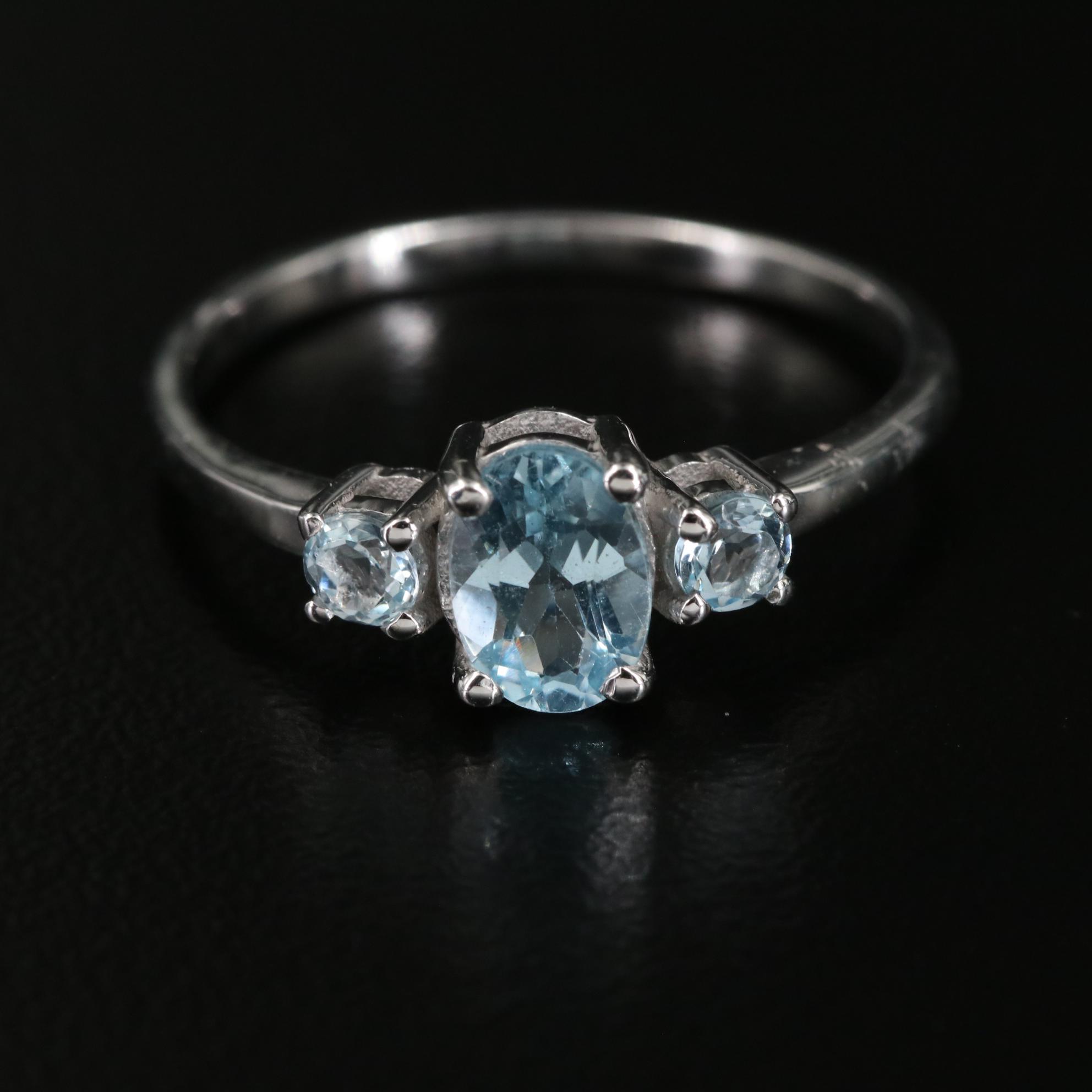 Sterling Blue Topaz Ring
