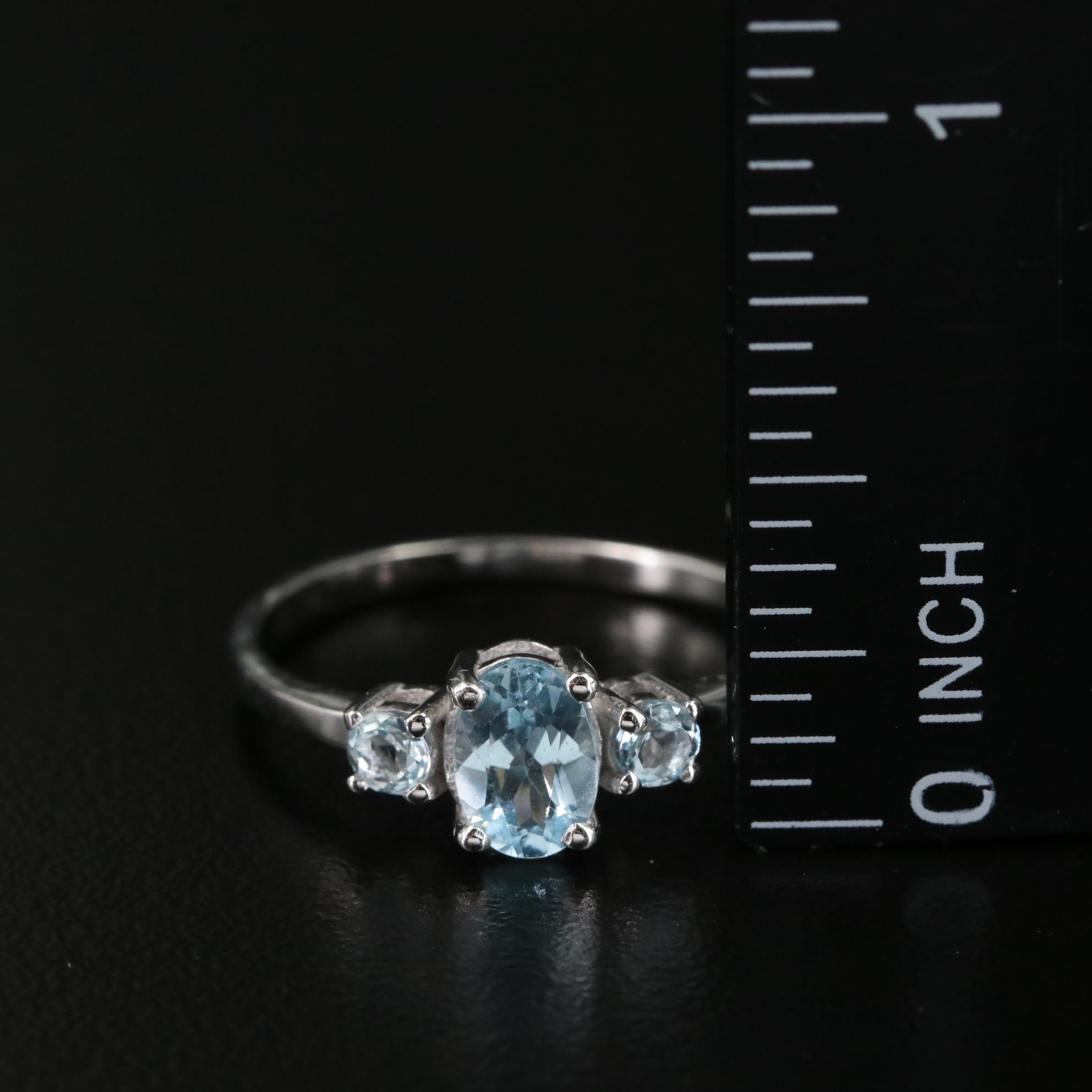 Sterling Blue Topaz Ring
