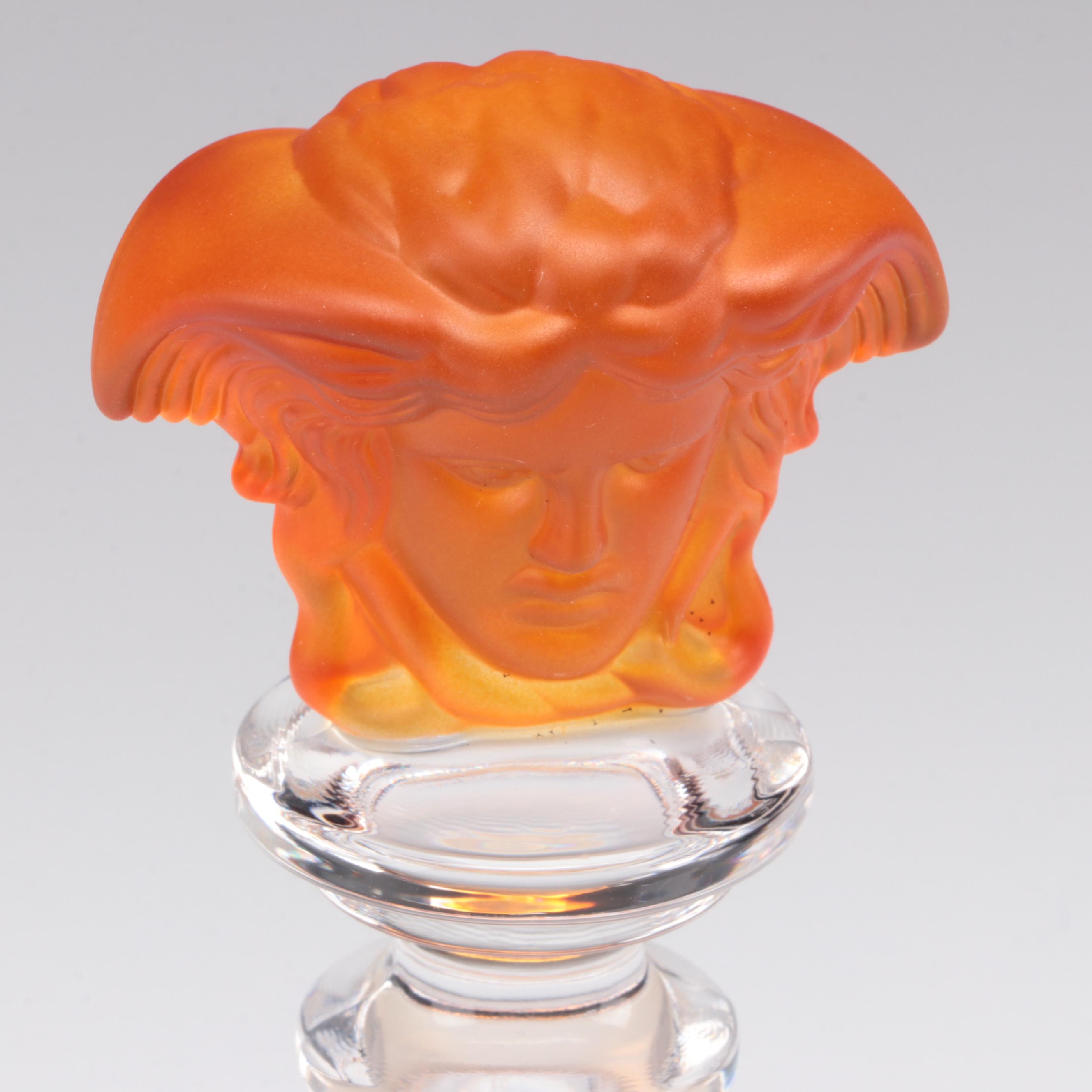 Rosenthal Versace Medusa Glass Bottle Stopper