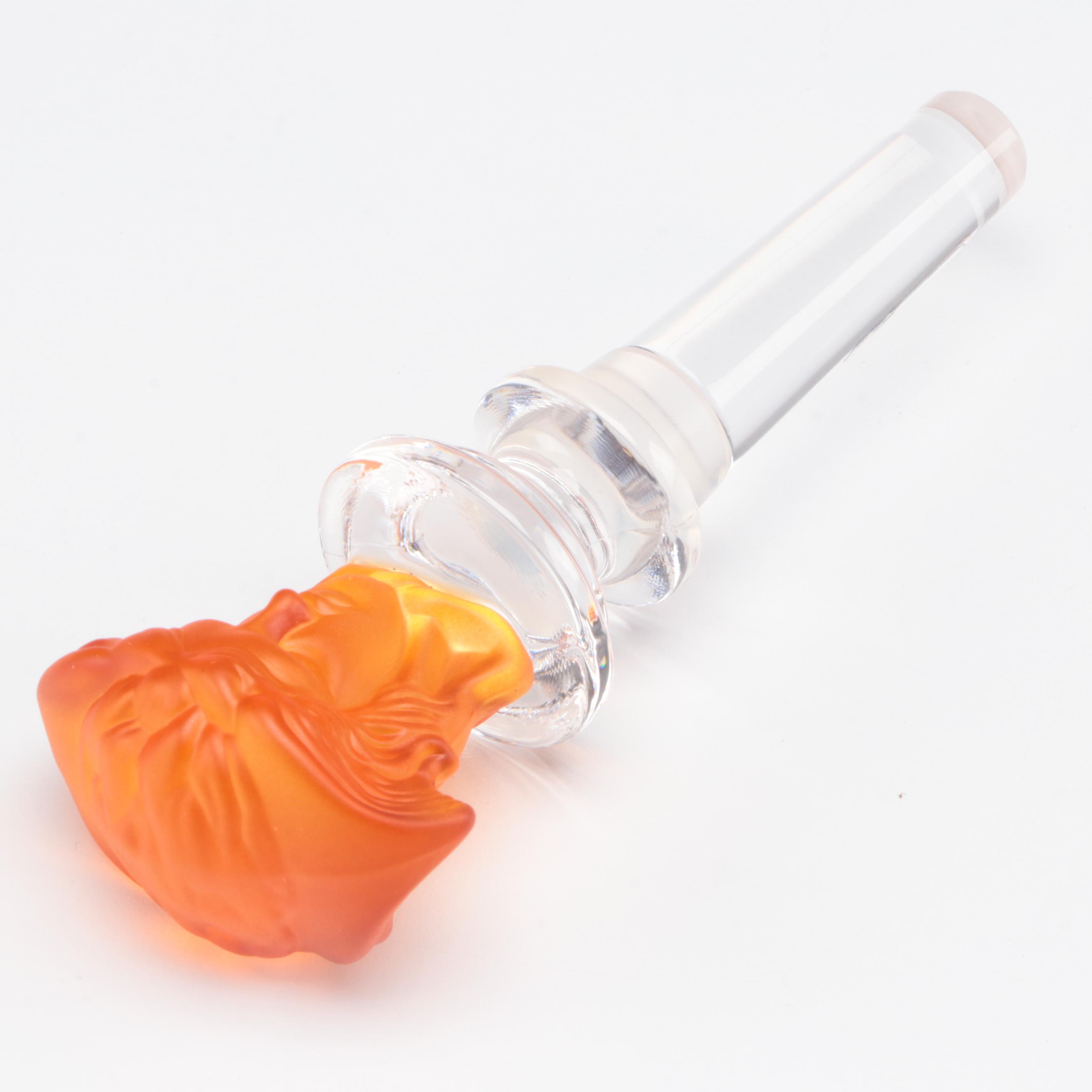 Rosenthal Versace Medusa Glass Bottle Stopper