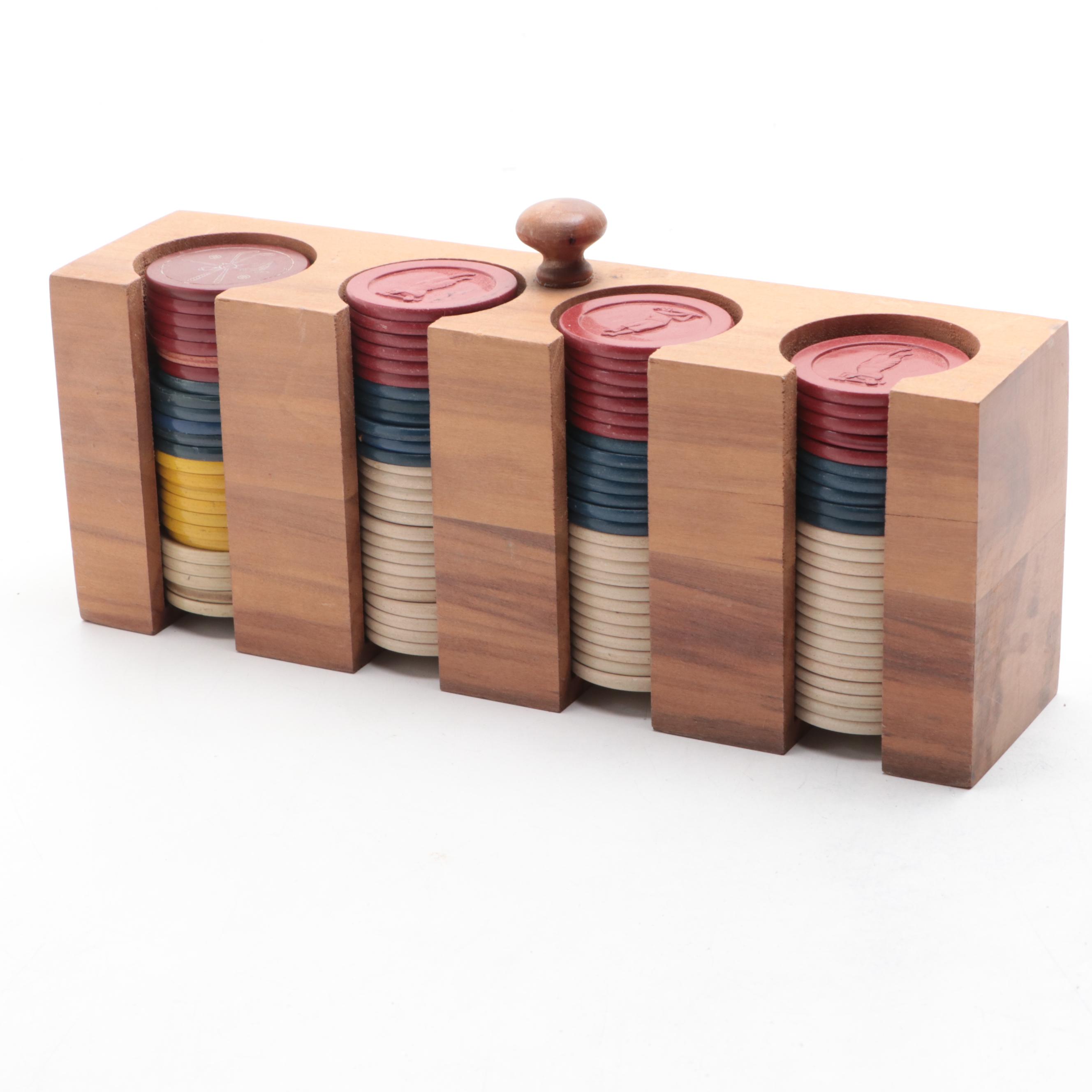 Stroh's Beer Playing Cards with Other Playing Cards and Poker Chips