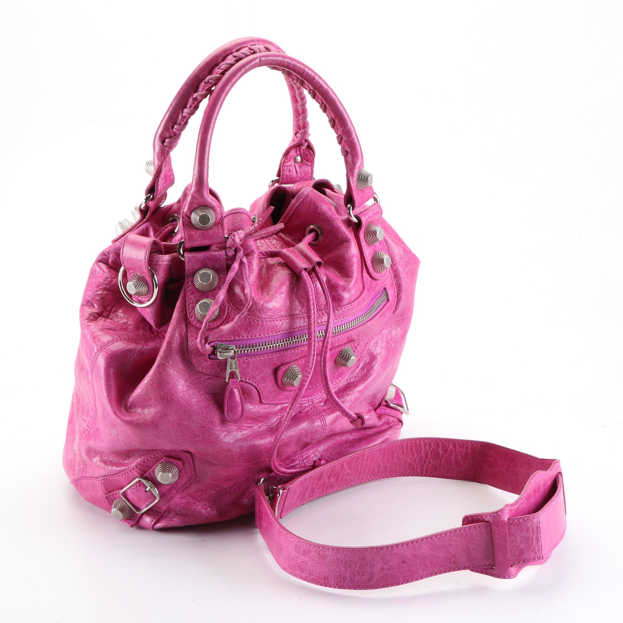 balenciaga pompon bag