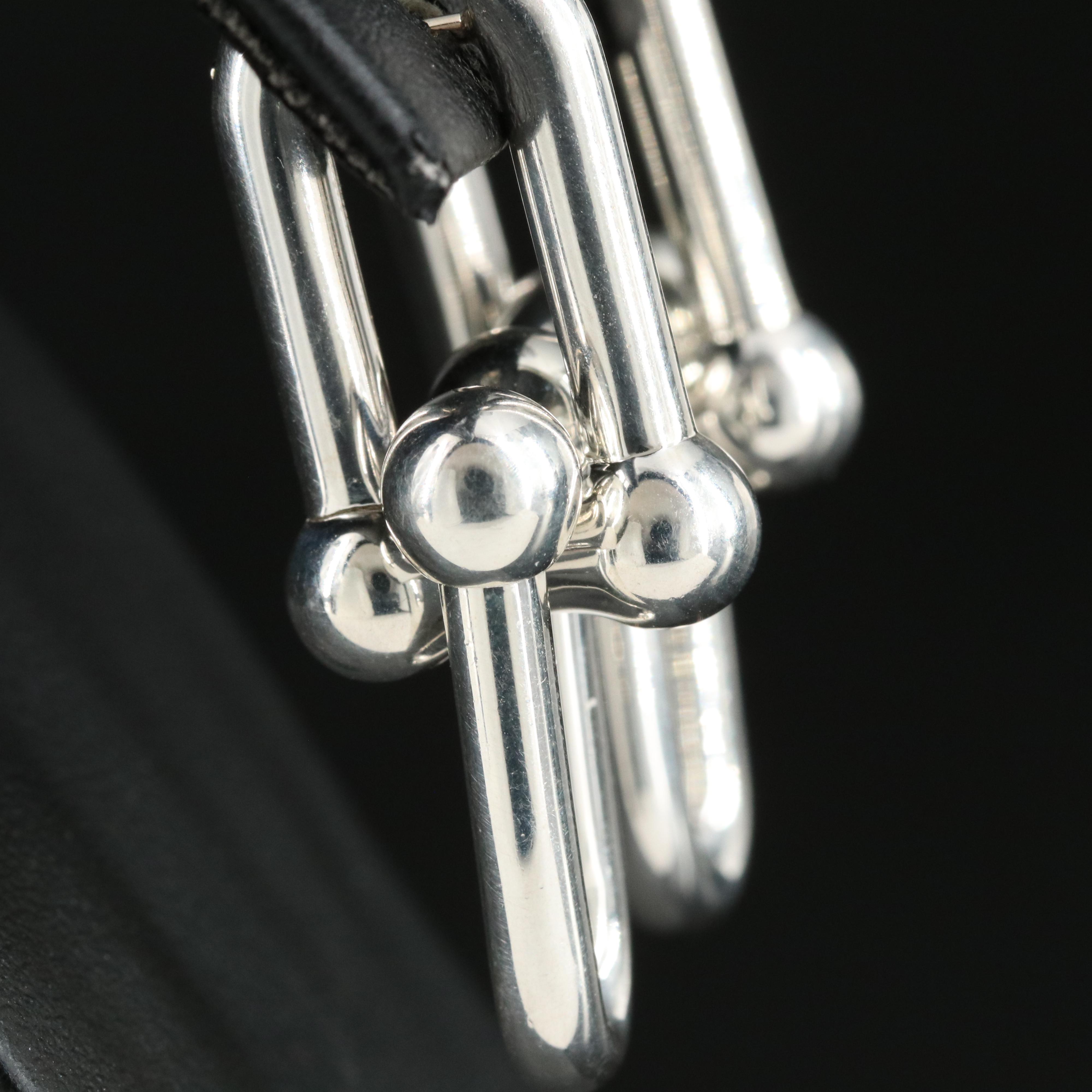 Tiffany & Co. "HardWear" Sterling Large Link Earrings