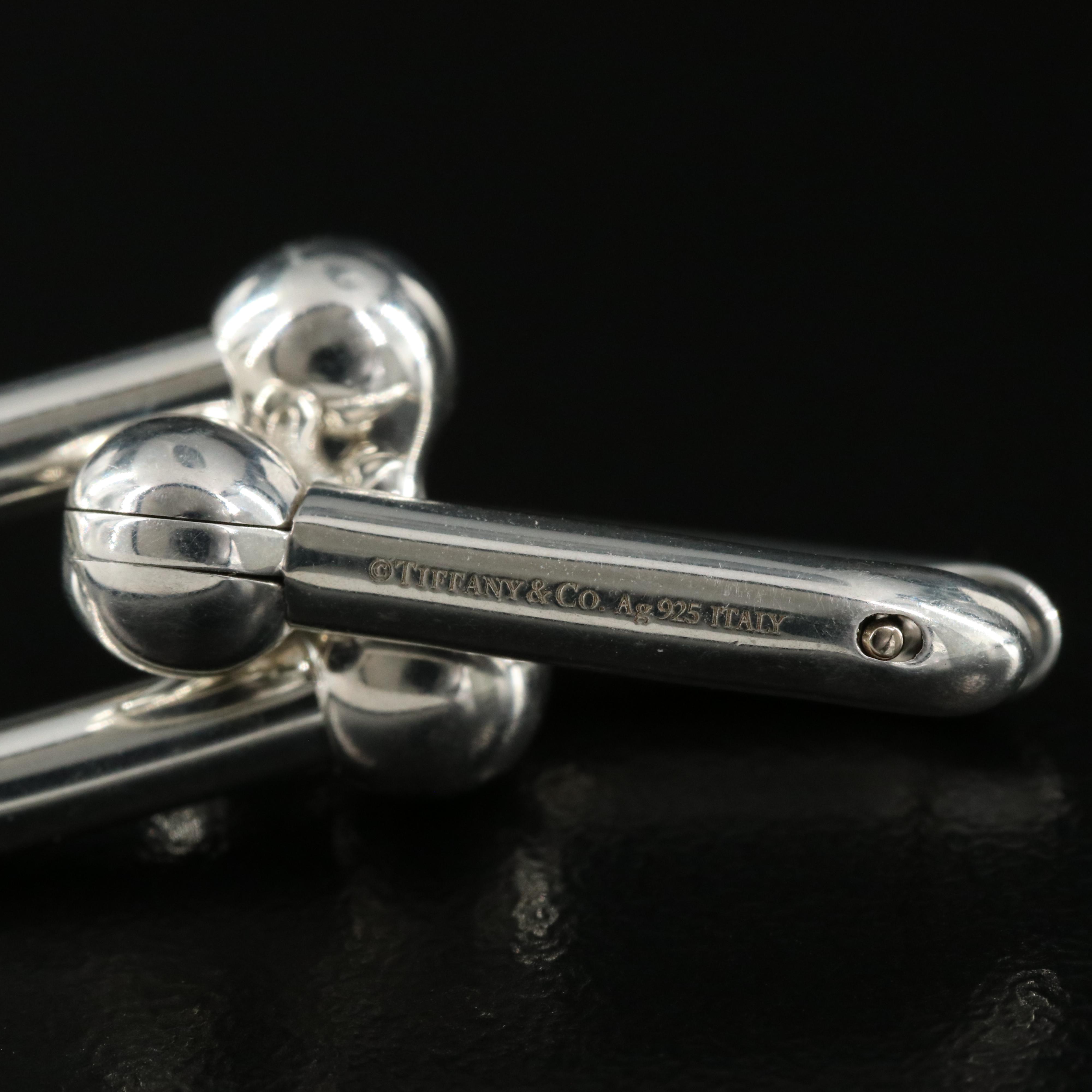 Tiffany & Co. "HardWear" Sterling Large Link Earrings