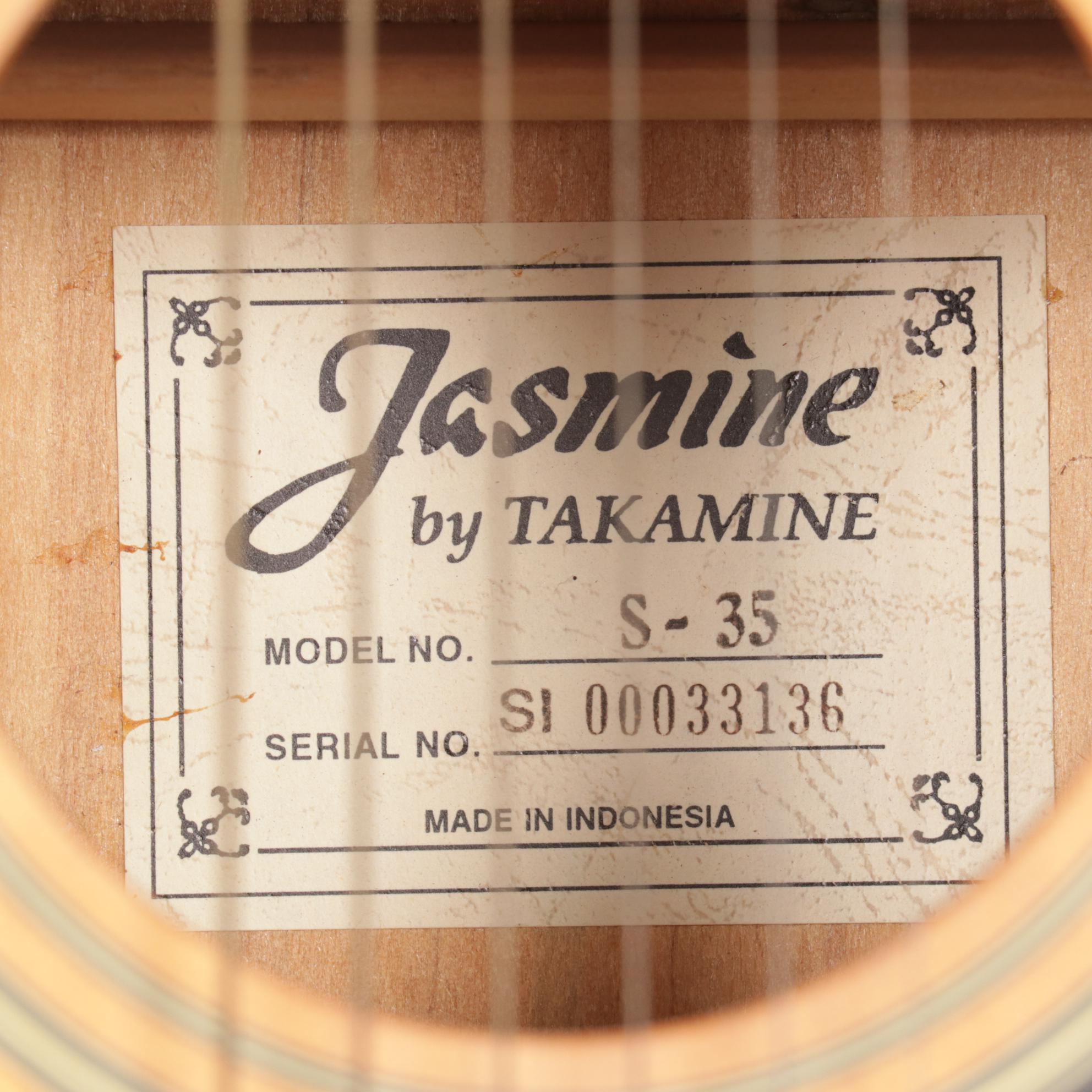 Takamine Jasmine Right-Handed Six-String Acoustic Guitar