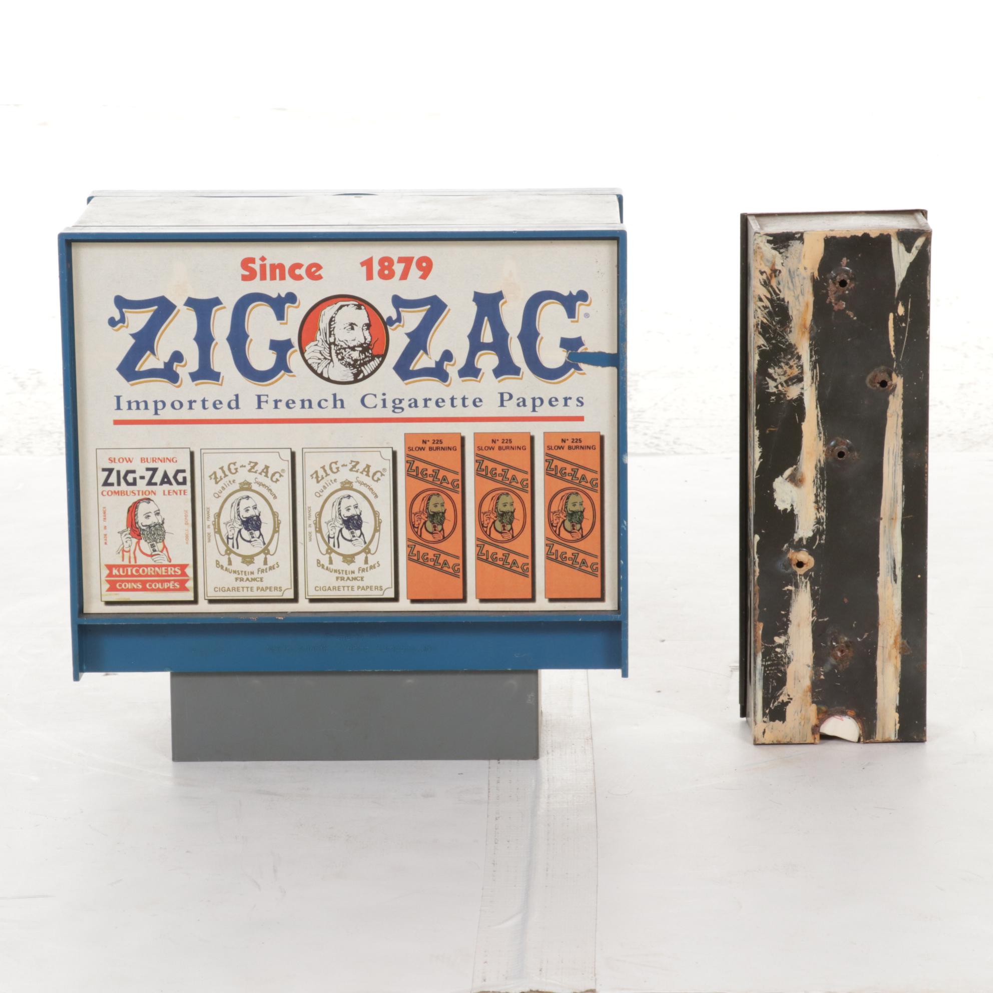 Ashtray, Zig-Zag Paper Display and Other Tobacco Related Products