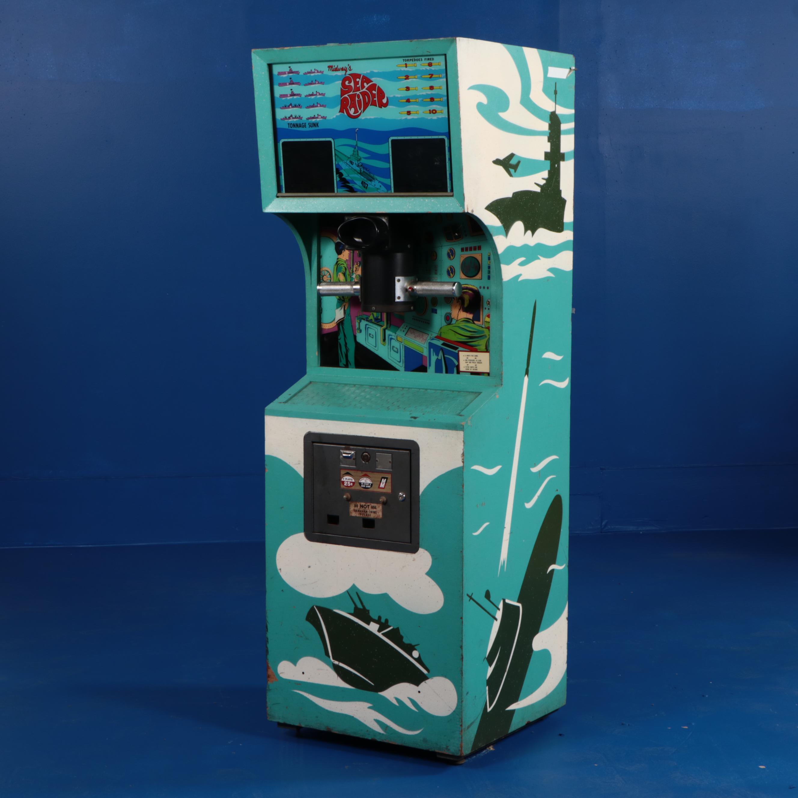 Midway Mfg Co. Sea Raider Submarine Arcade Game