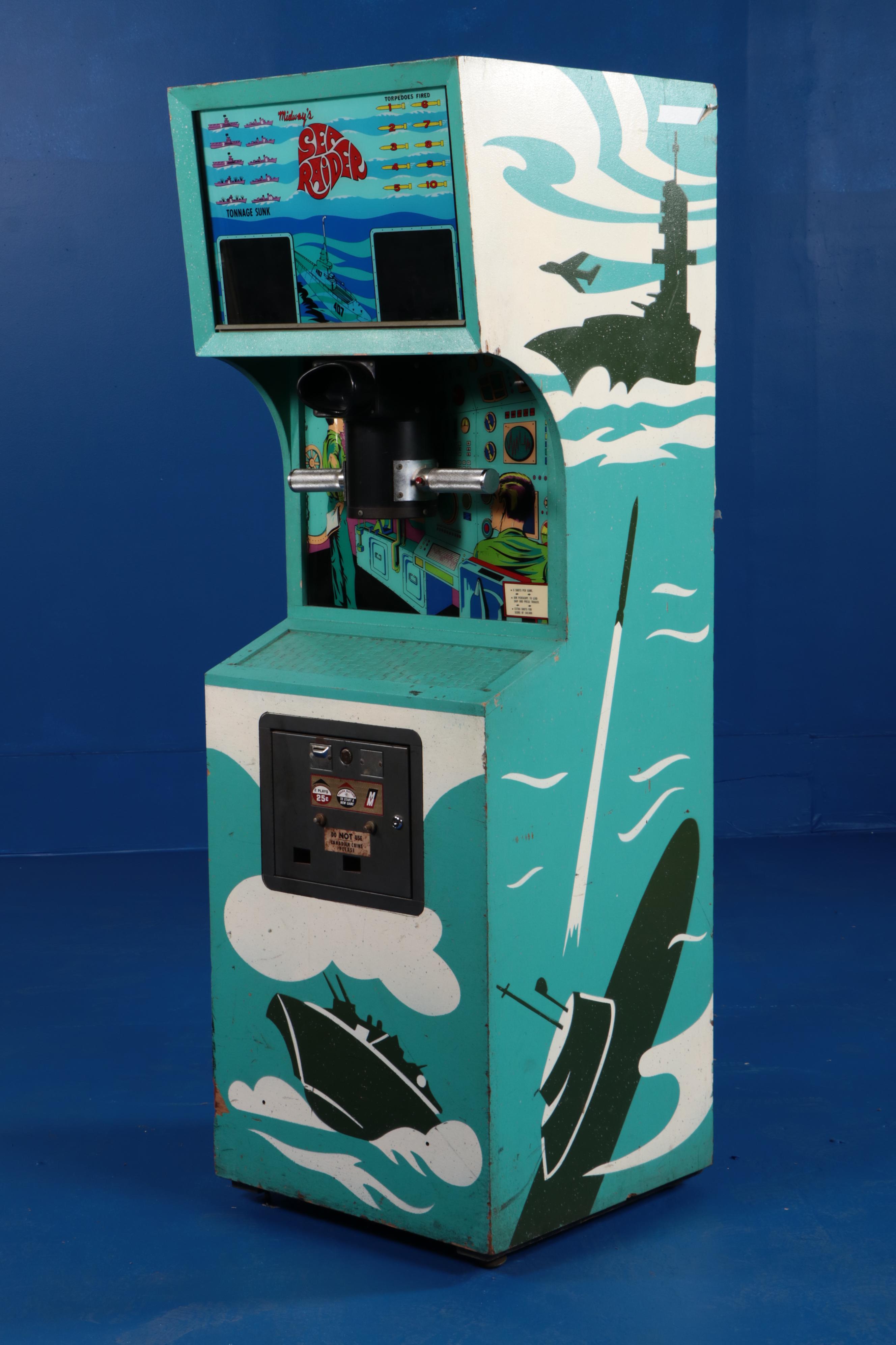 Midway Mfg Co. Sea Raider Submarine Arcade Game