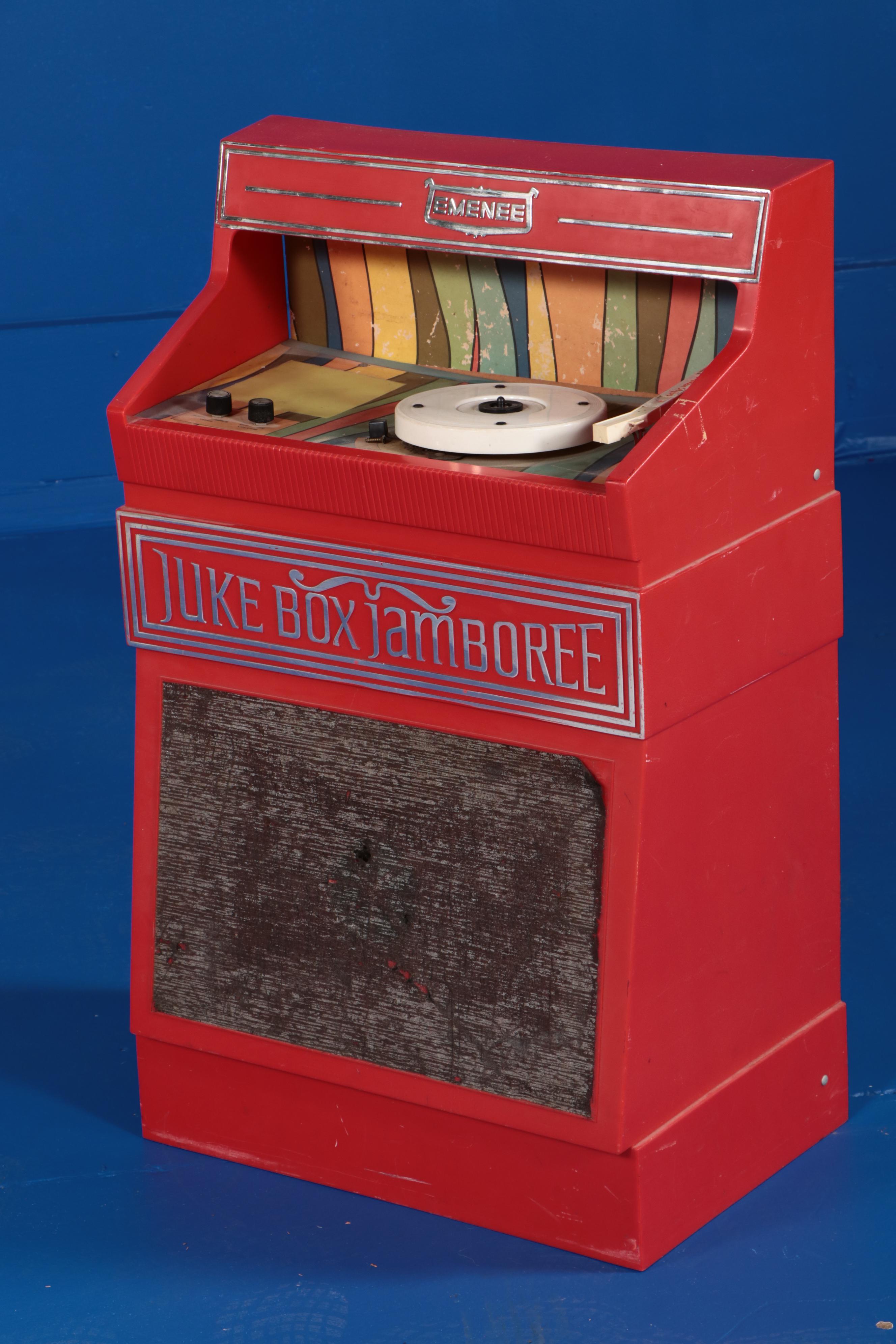 Emenee Jukebox Jamboree Toy Record Player, Mid-20th Century