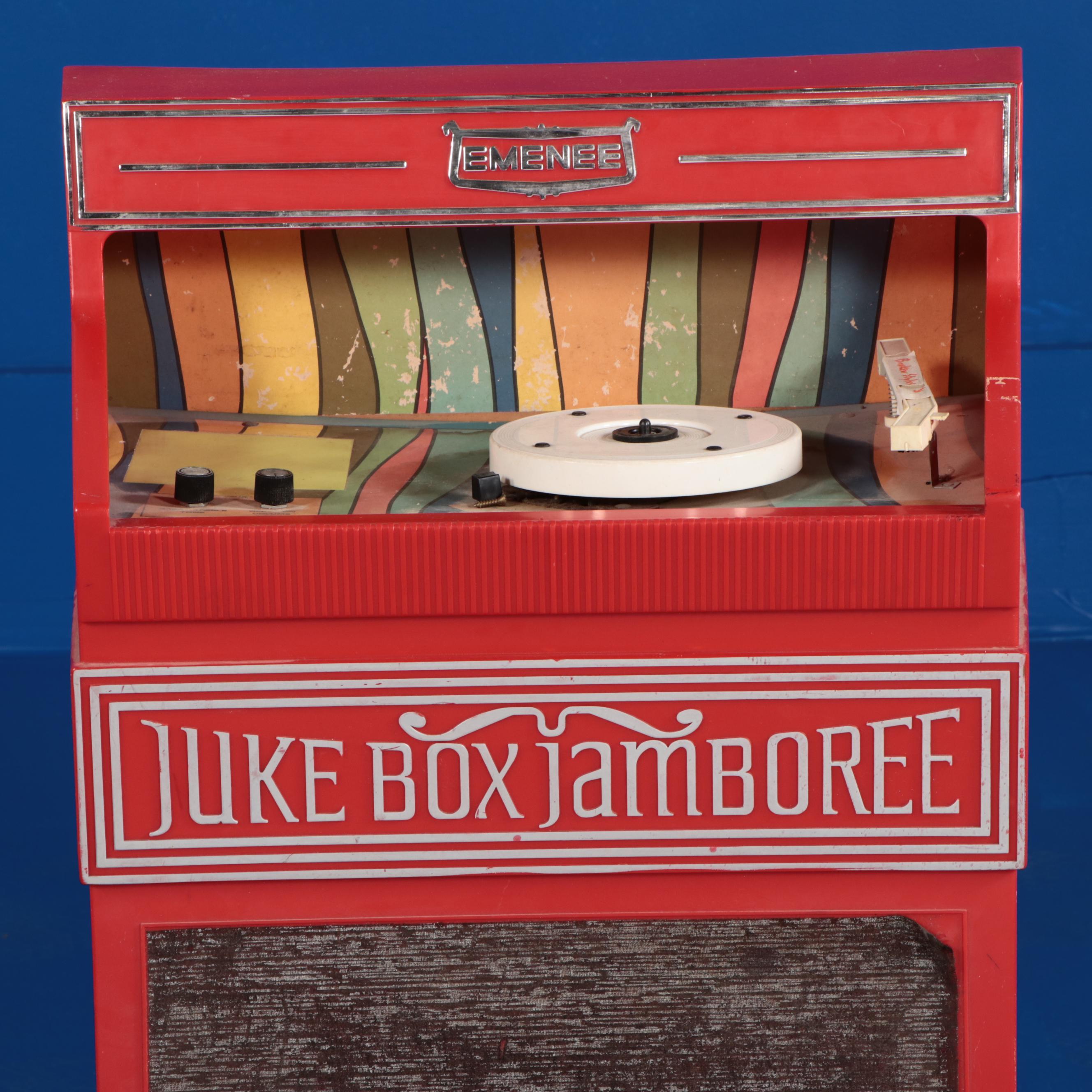Emenee Jukebox Jamboree Toy Record Player, Mid-20th Century
