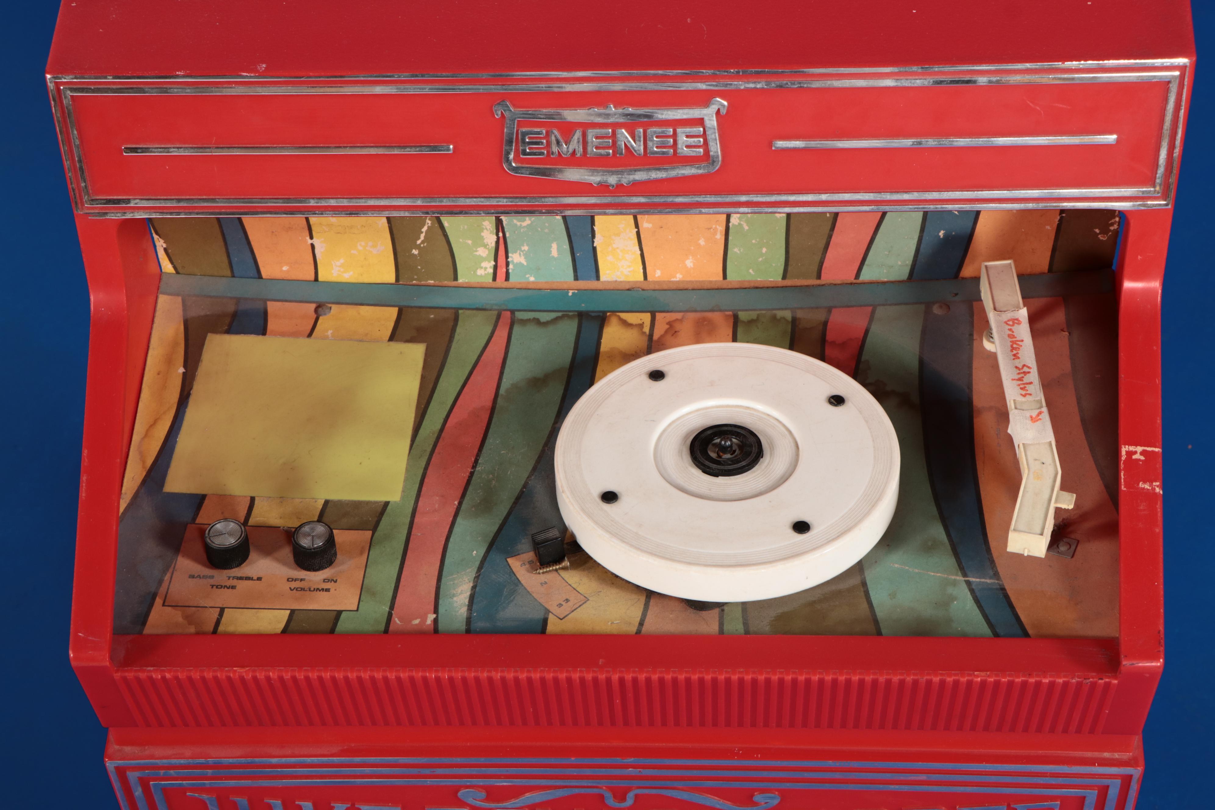 Emenee Jukebox Jamboree Toy Record Player, Mid-20th Century
