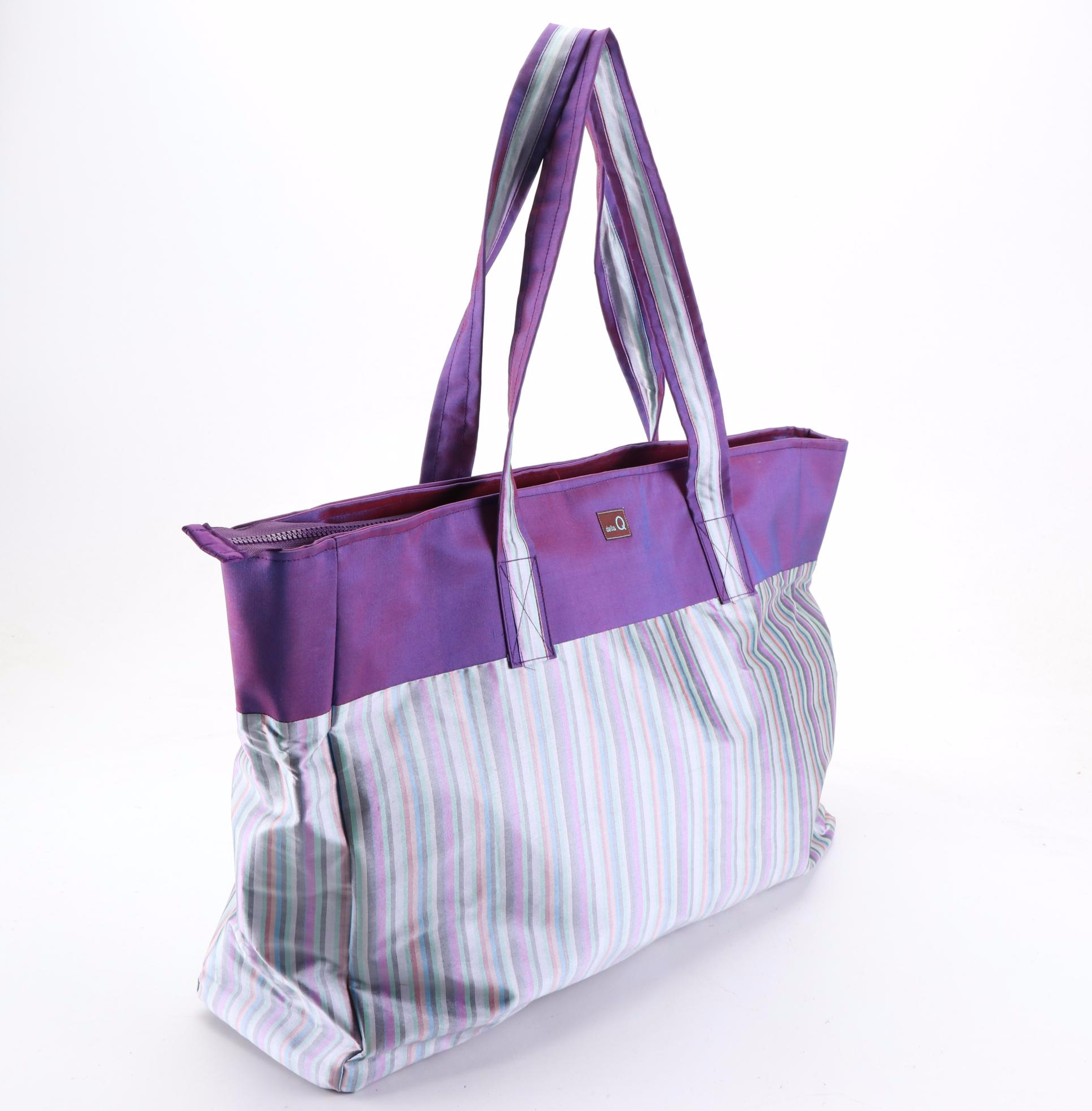 Thirty One Utility Totes, Della Q Zip Tote Bag, Other Wicker Bag, and More