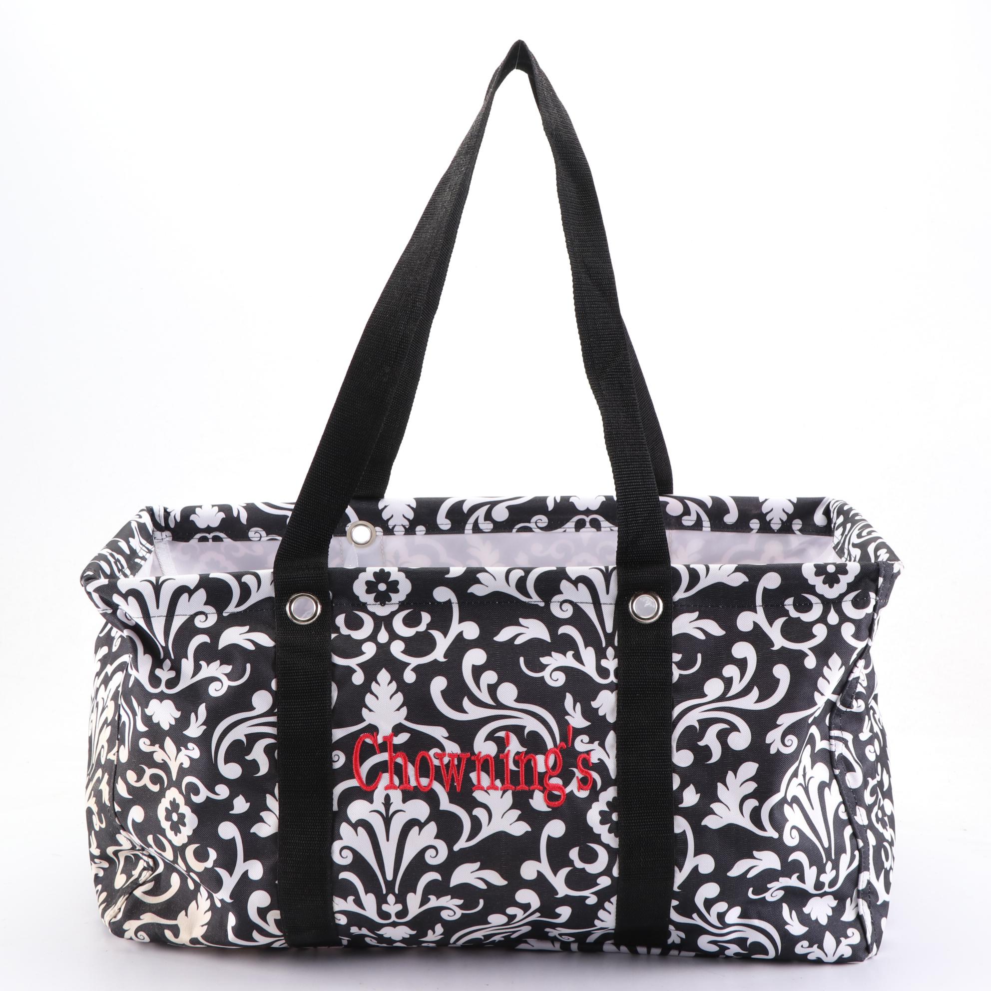 Thirty One Utility Totes, Della Q Zip Tote Bag, Other Wicker Bag, and More