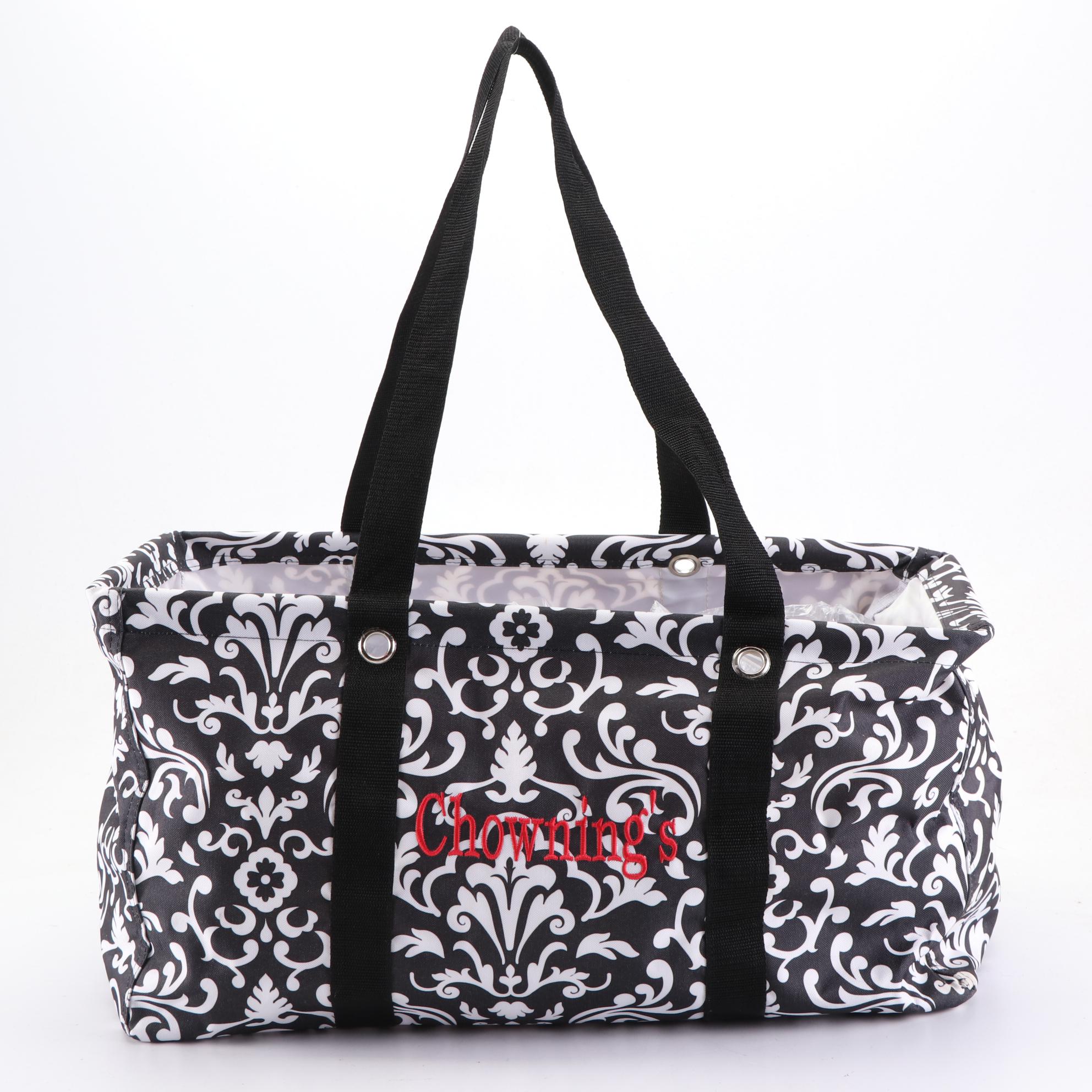 Thirty One Utility Totes, Della Q Zip Tote Bag, Other Wicker Bag, and More